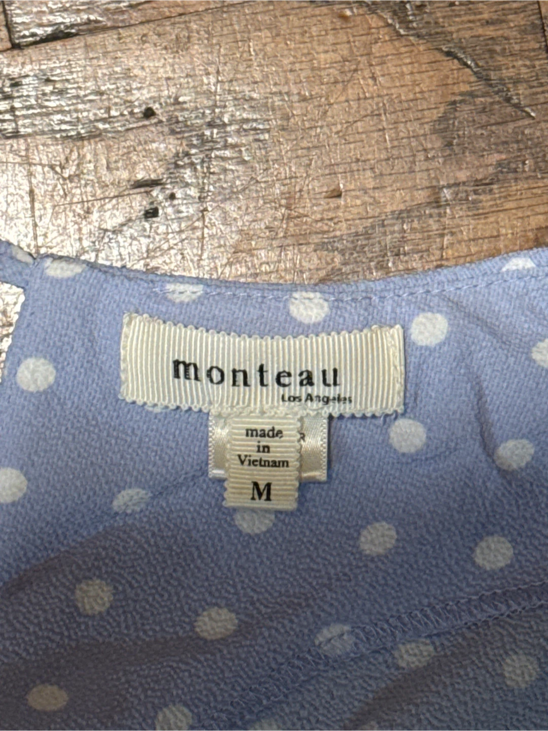 Monteau Polka Dot Ruffle Sleeve Top - photo 3