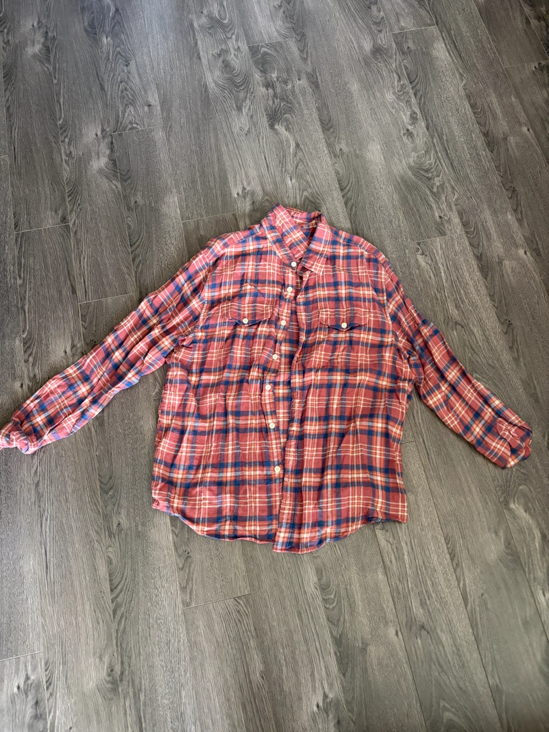 American Eagle Super Soft Plaid Shirt XL