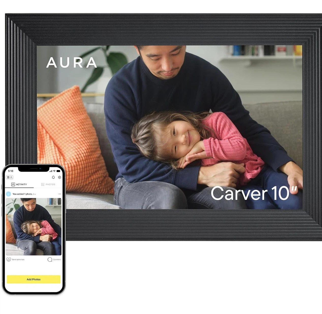 Aura Carver WiFi Digital Picture Frame