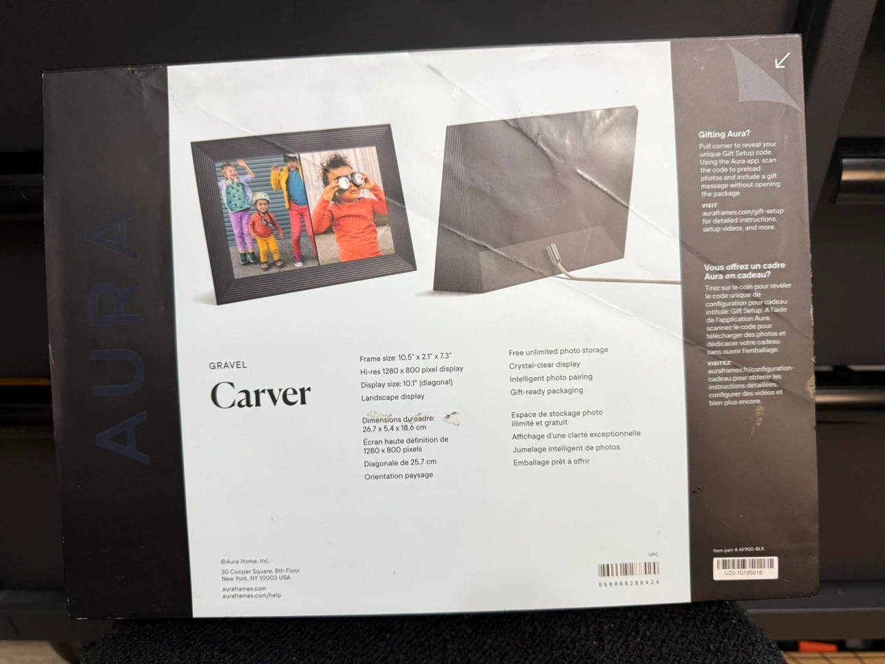 Aura Carver WiFi Digital Picture Frame - photo 5