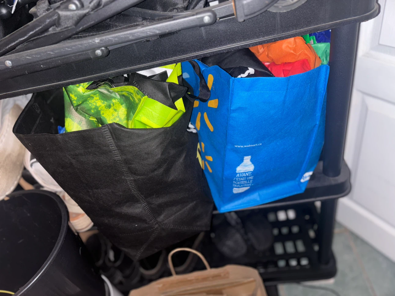 Assorted Reusable and Paper Shopping Bags - photo 2
