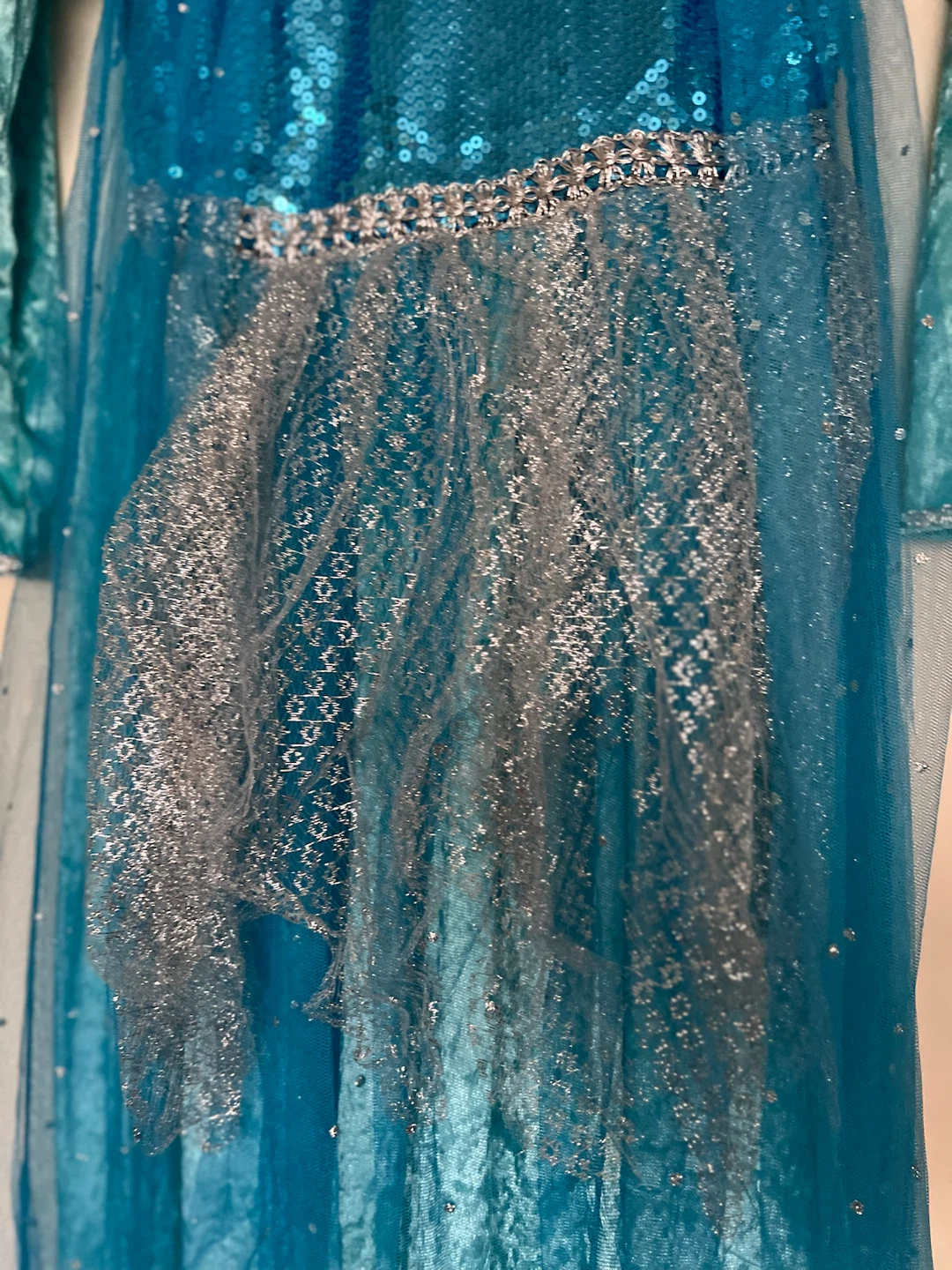 Blue Elsa Inspired Costume Dress - photo 3