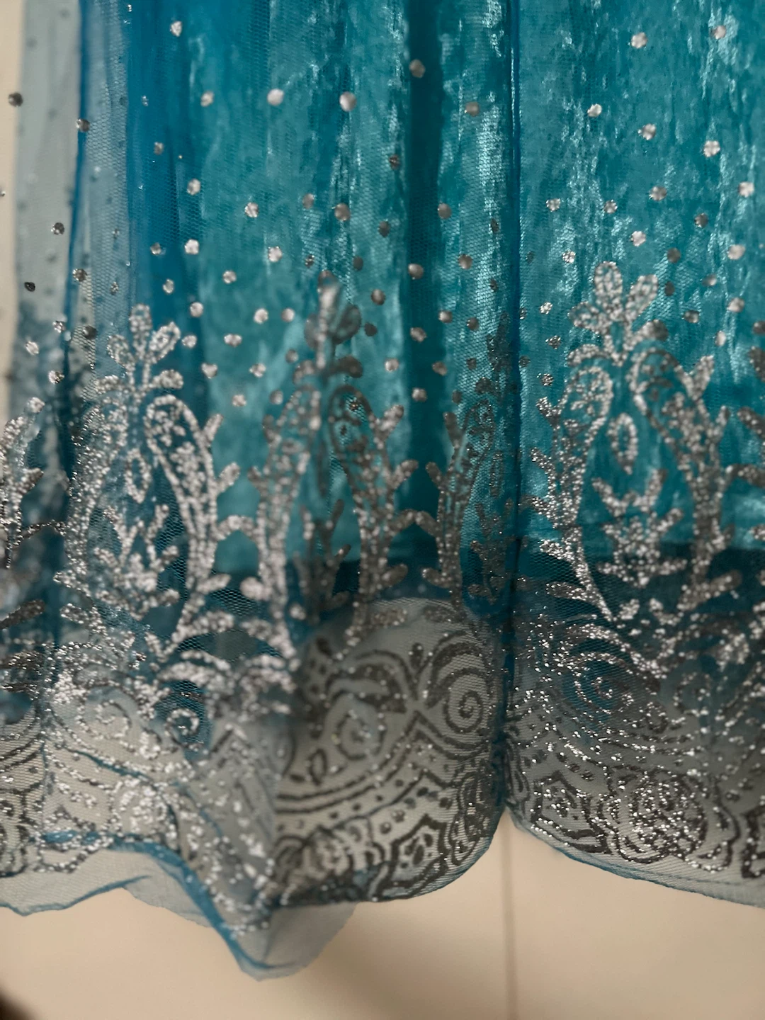 Blue Elsa Inspired Costume Dress - photo 4