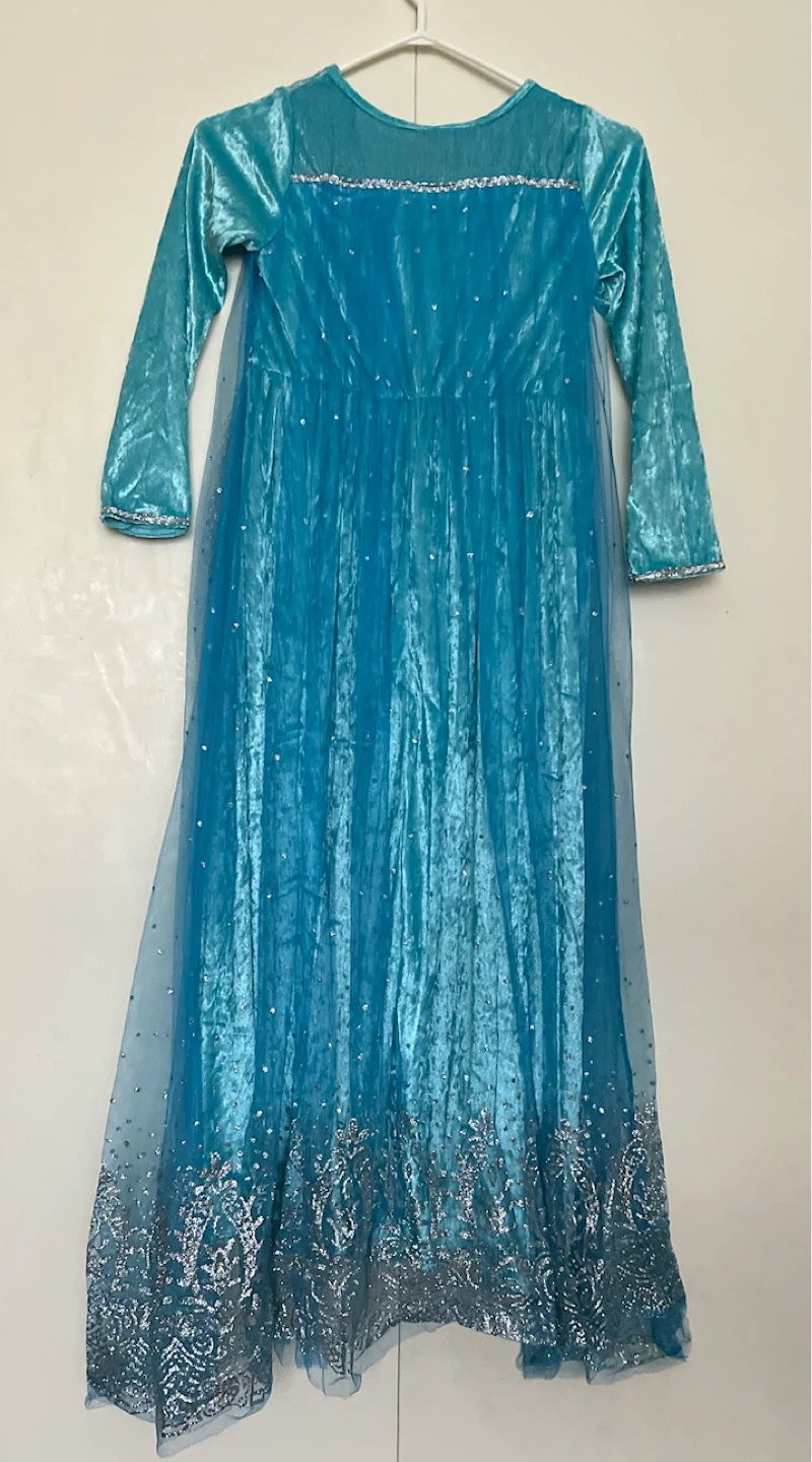 Blue Elsa Inspired Costume Dress - photo 5