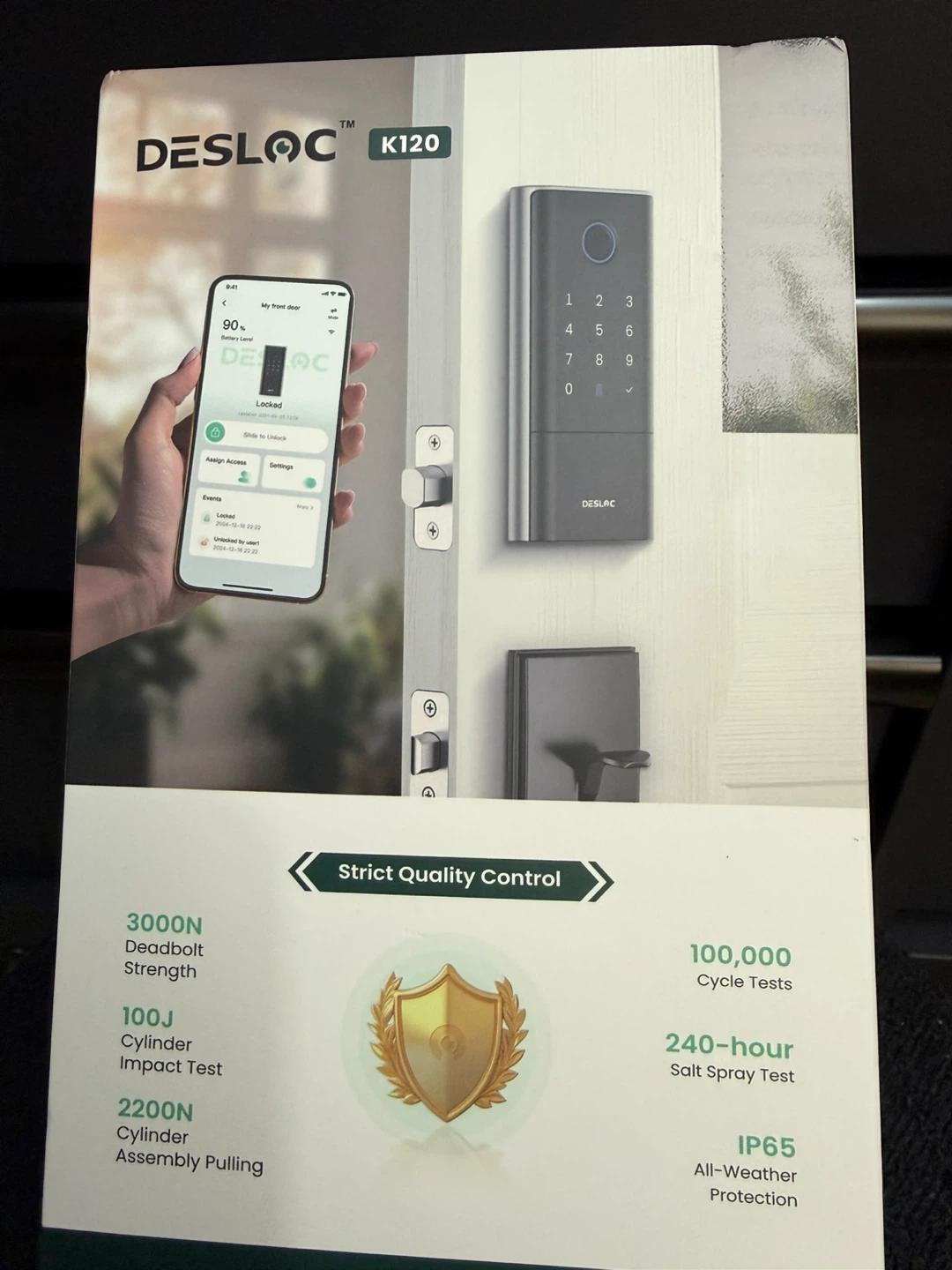 DESLOC K120 Fingerprint Smart Lock - photo 5