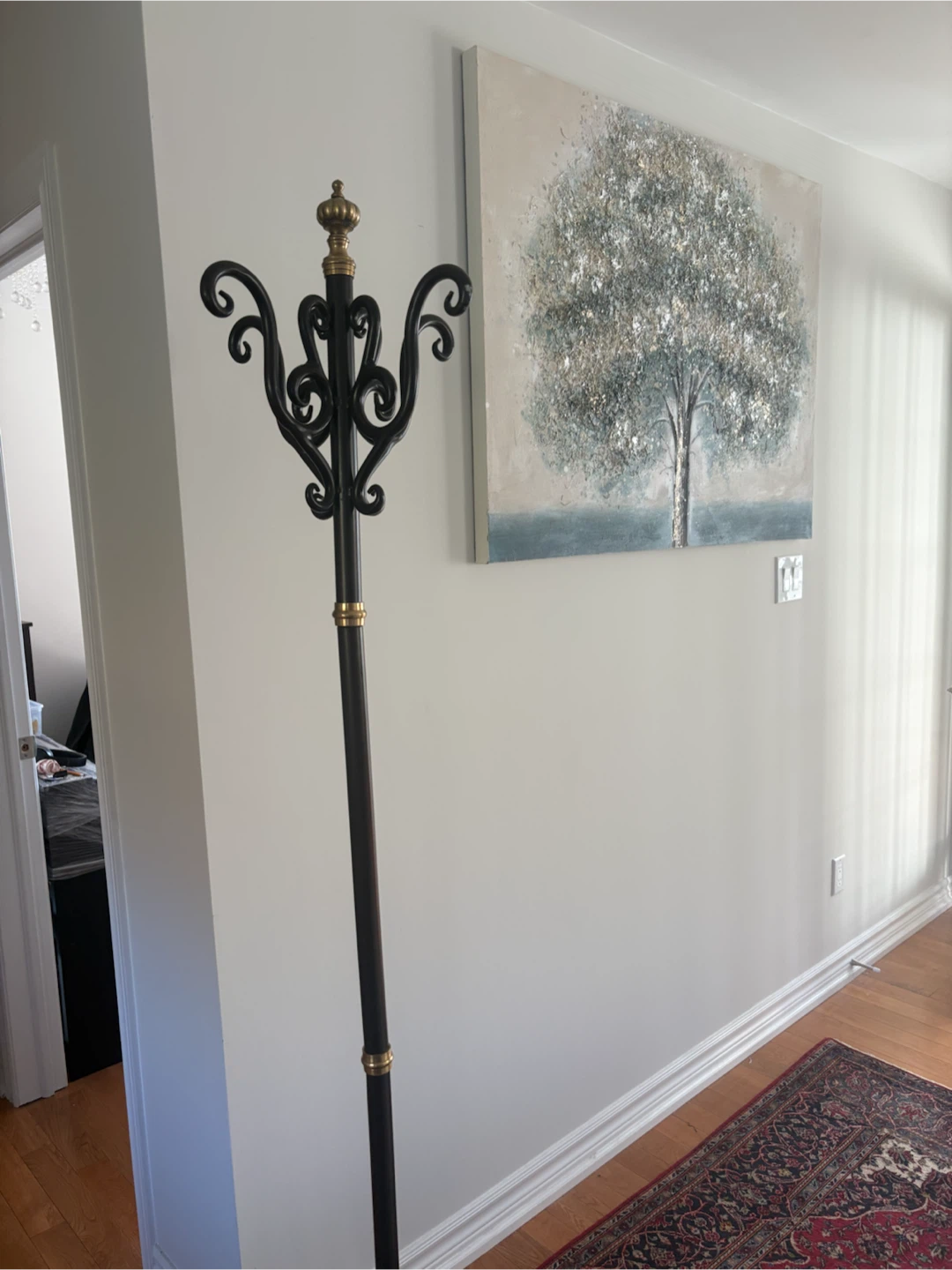 Vintage Style Metal Coat Rack