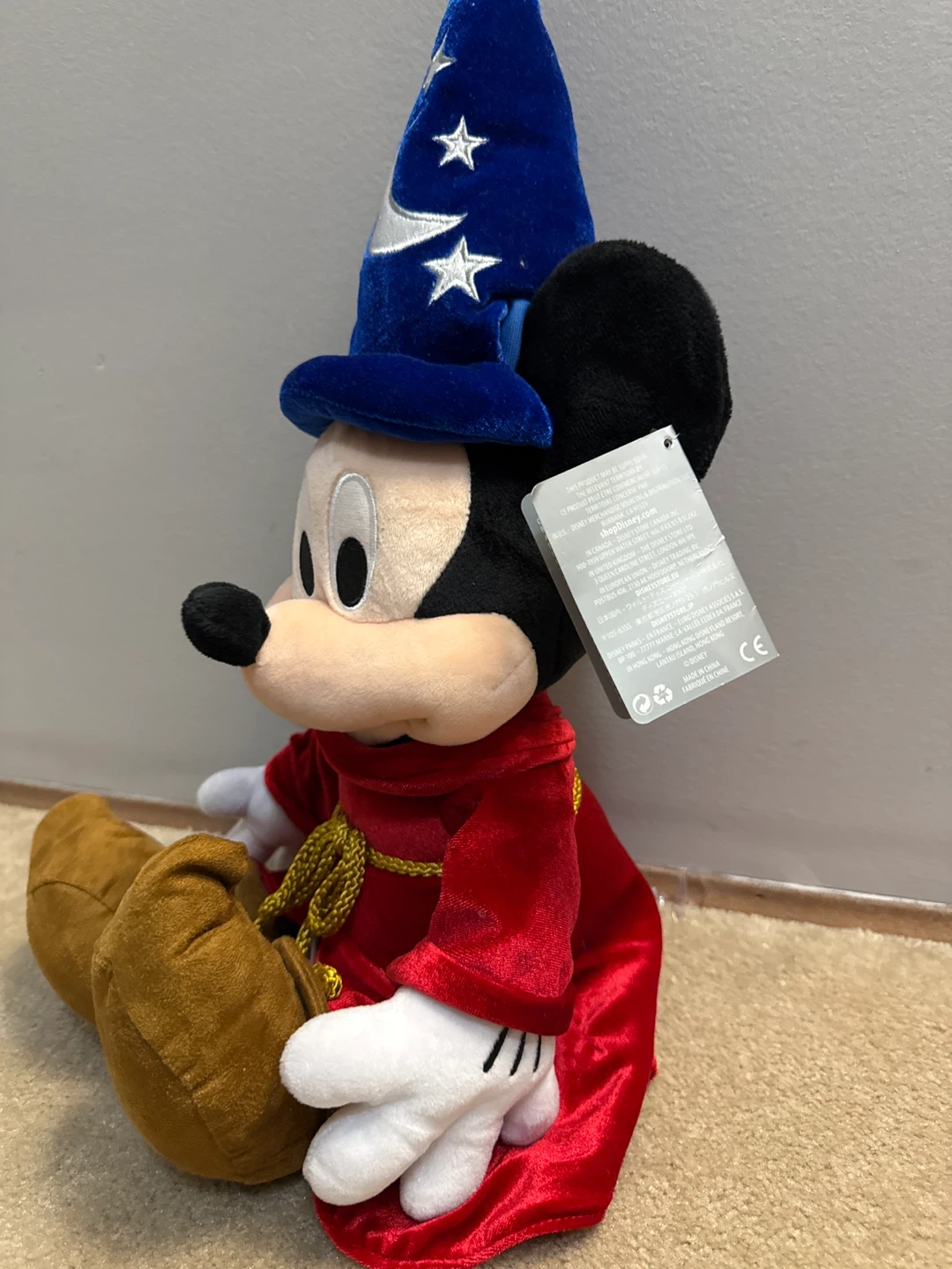 Disney Sorcerer Mickey Mouse Plush Toy - photo 2