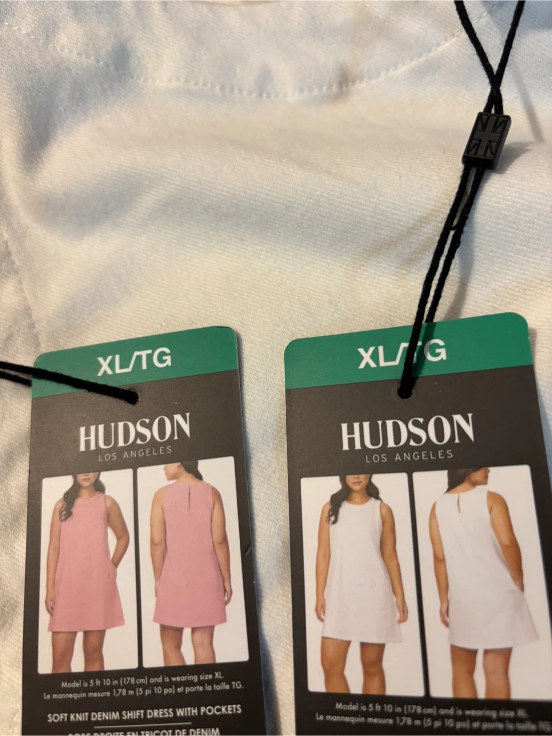 Two Hudson Los Angeles Knit Shift Dresses XL - photo 2