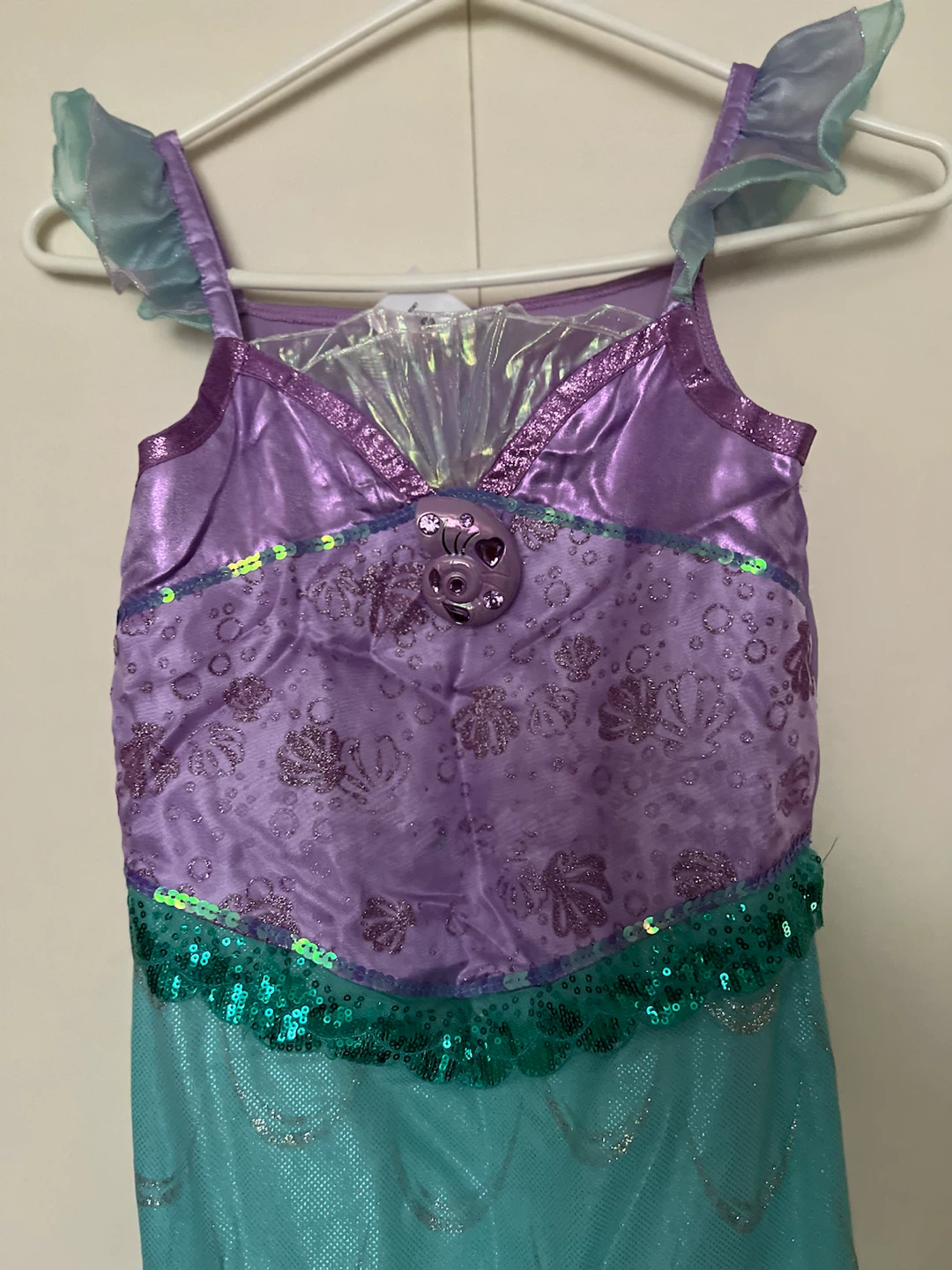 Disney Store Ariel Mermaid Costume Size 9/10 - photo 2