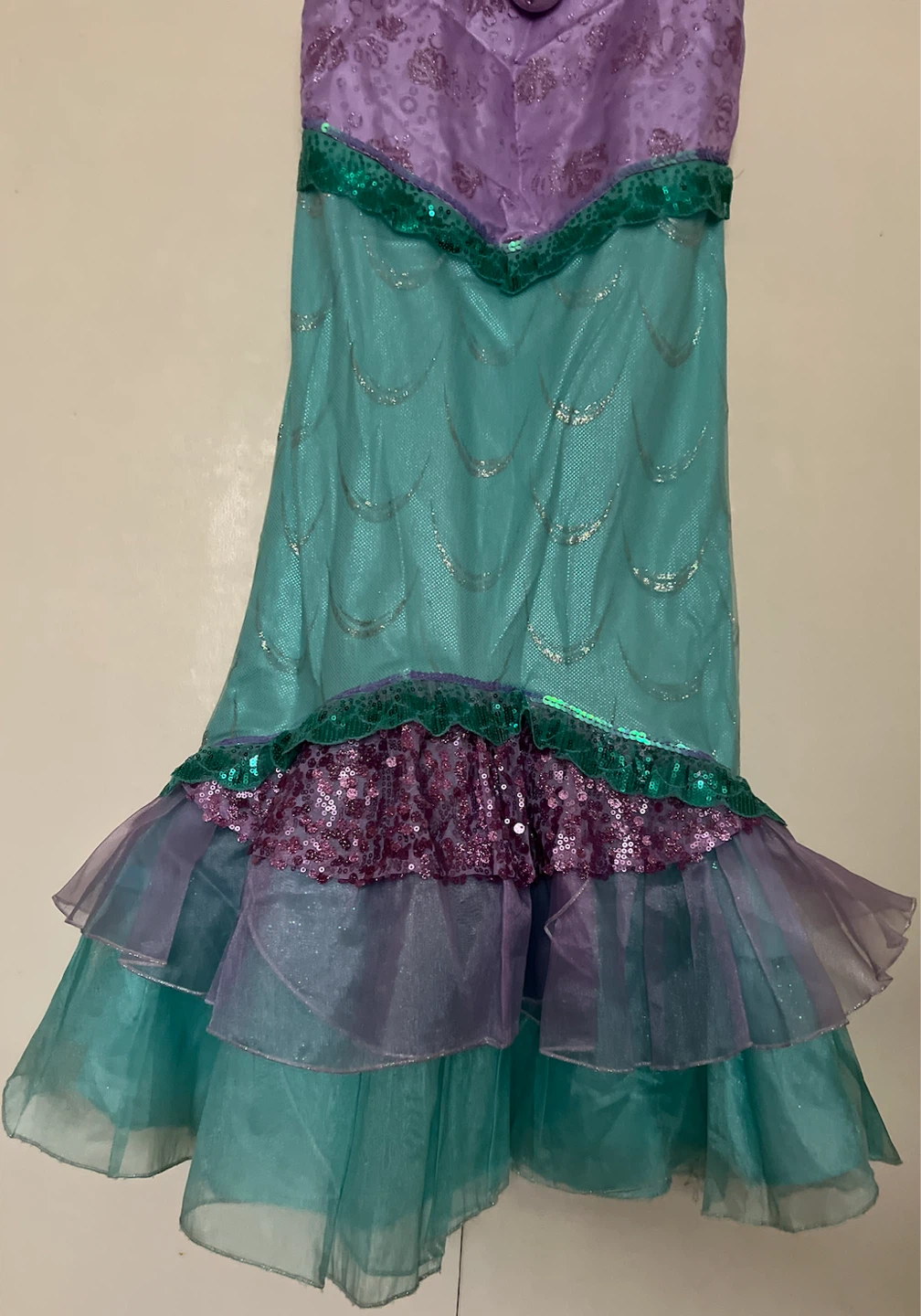 Disney Store Ariel Mermaid Costume Size 9/10 - photo 3