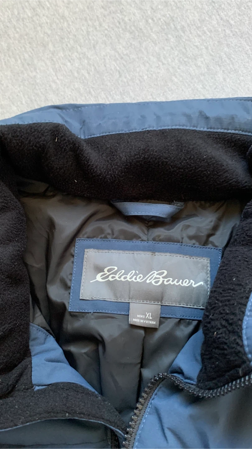 Eddie Bauer Men's EB550 Down Vest - Blue ~ Size XL - photo 3