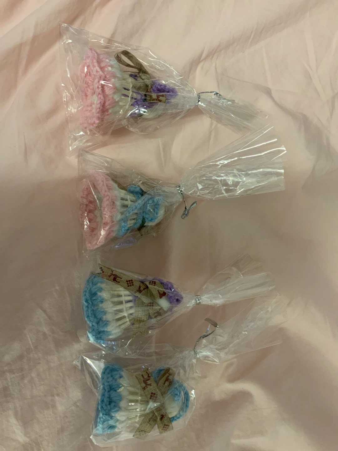Crochet Shuttlecock keychains - $10 Each - photo 2