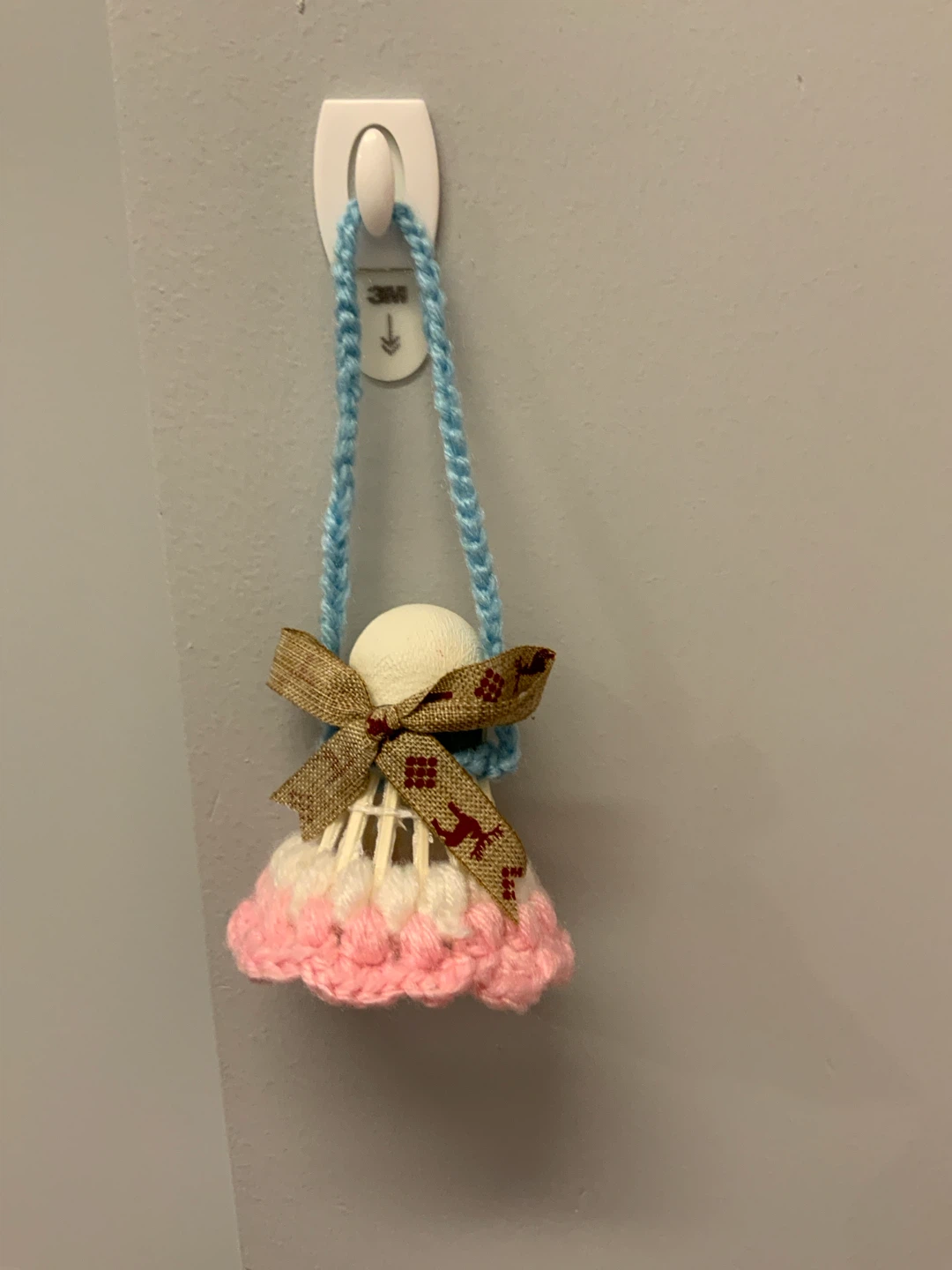 Crochet Shuttlecock keychains - $10 Each
