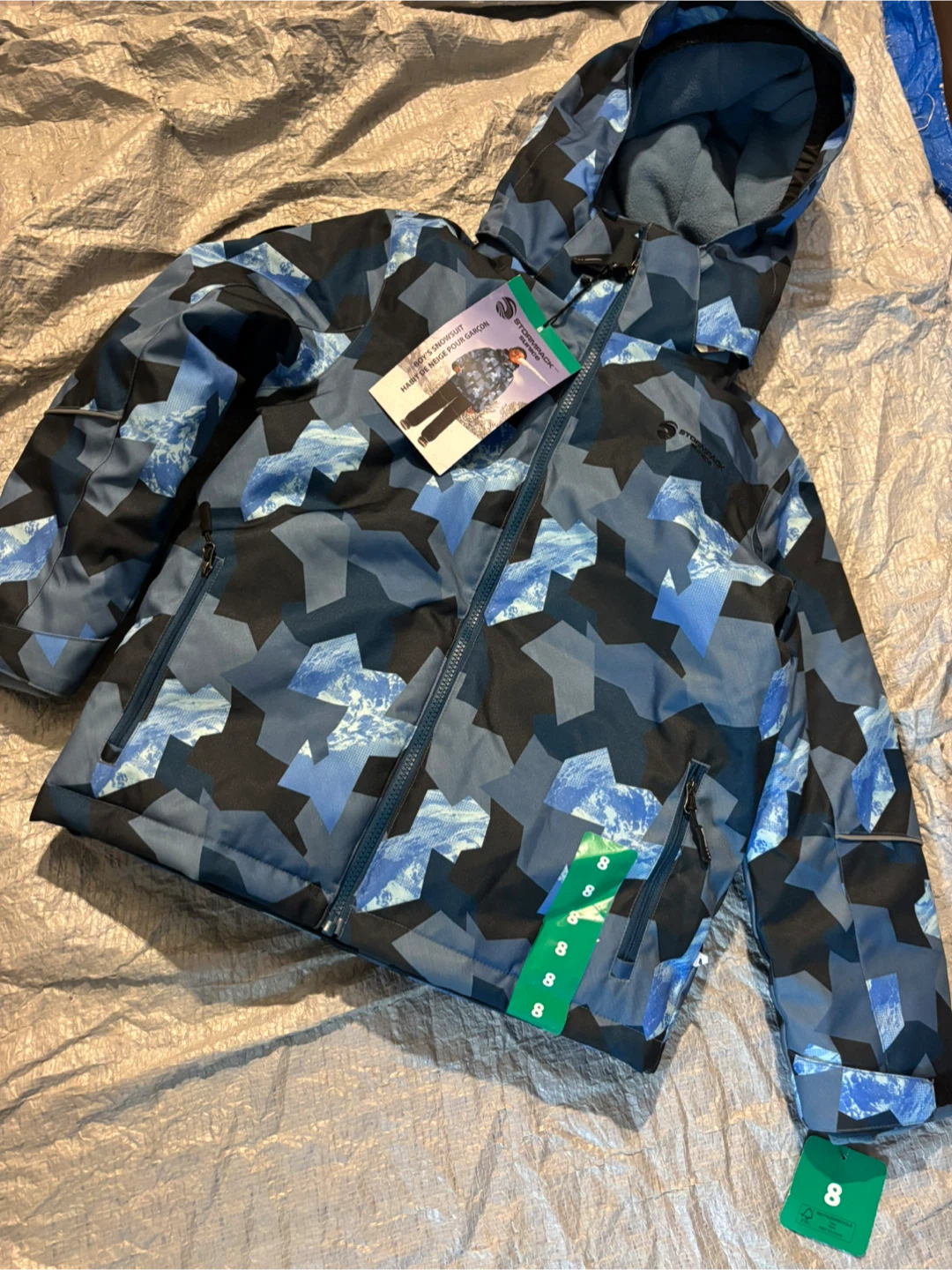 Sunice Stormpack Boys jacket Size 8