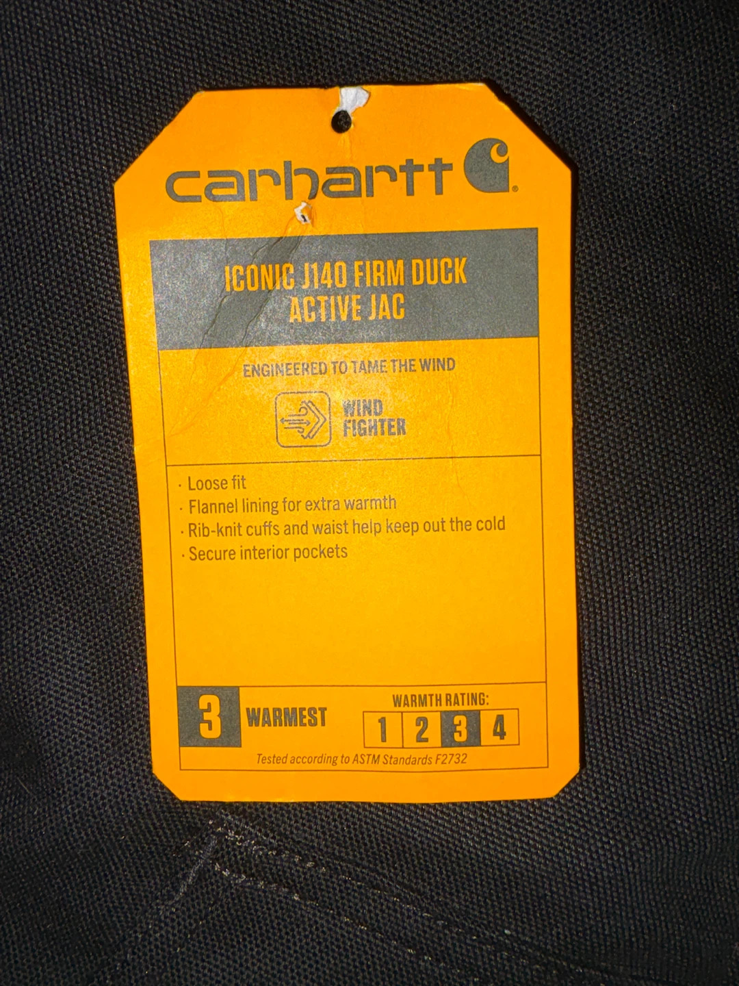 NWT Carhartt J140 Firm Duck Active Jacket-Never Worn with Tags - photo 2