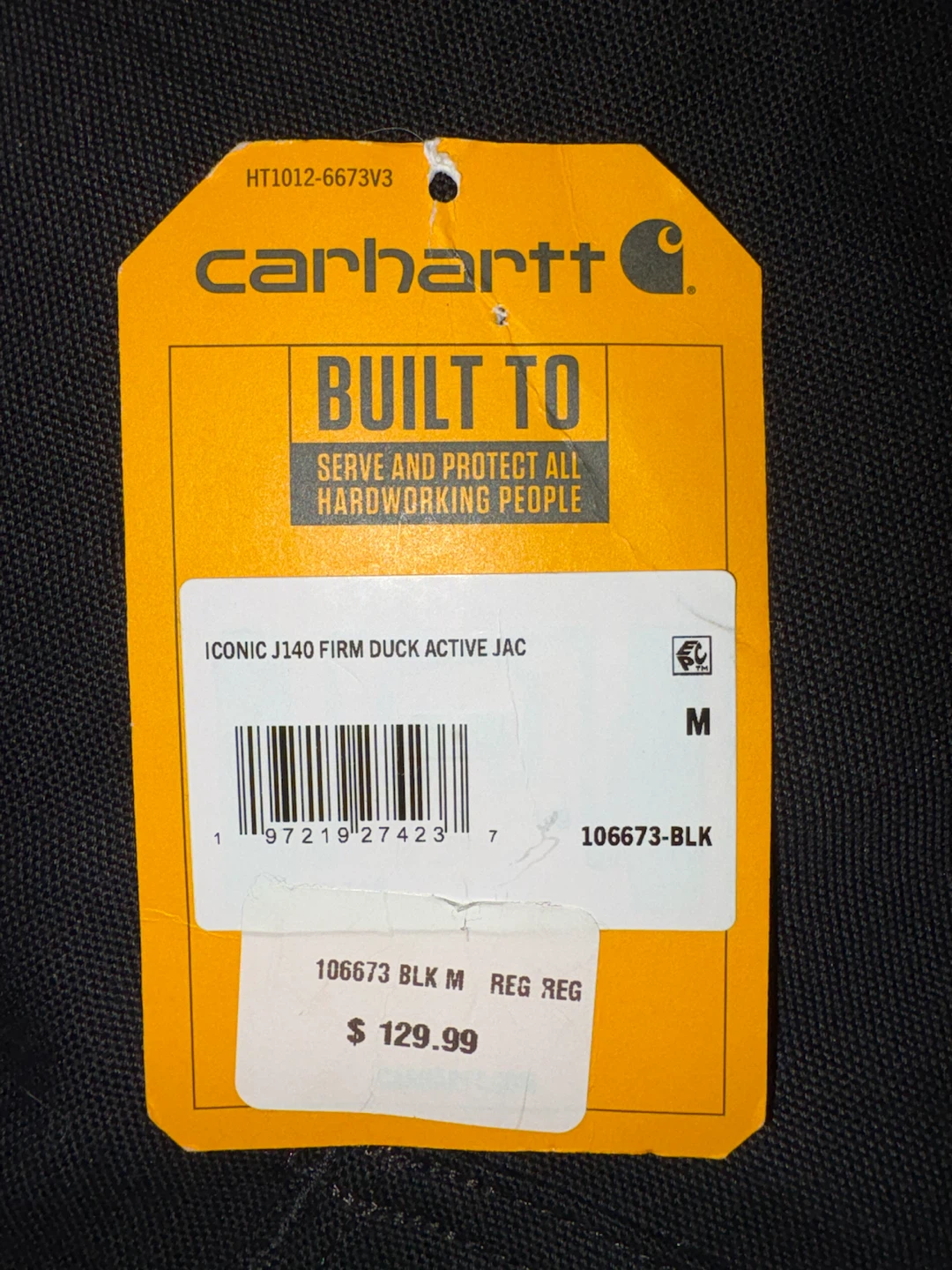 NWT Carhartt J140 Firm Duck Active Jacket-Never Worn with Tags - photo 3