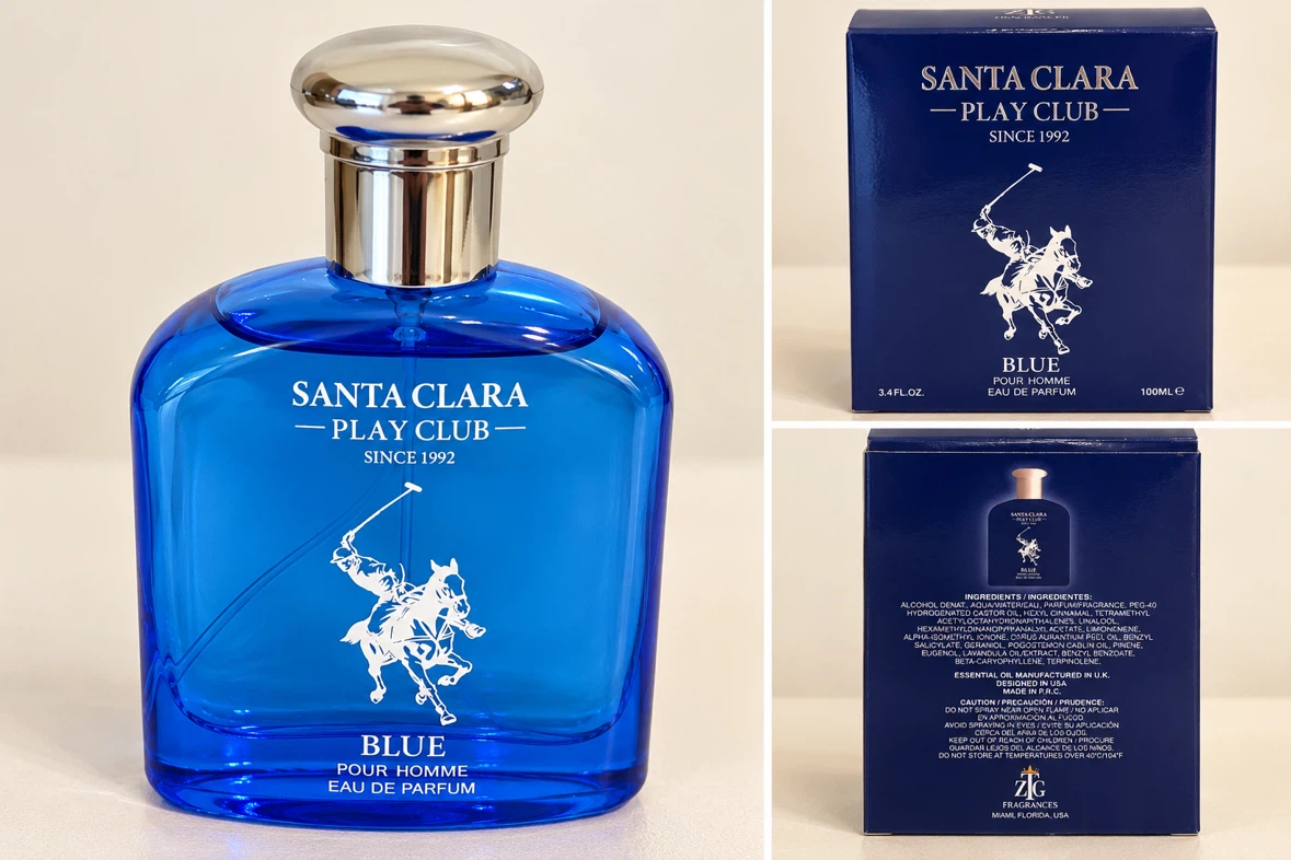 Santa Clara Play Club Blue Pour Homme Perfume – Men’s Fragrance