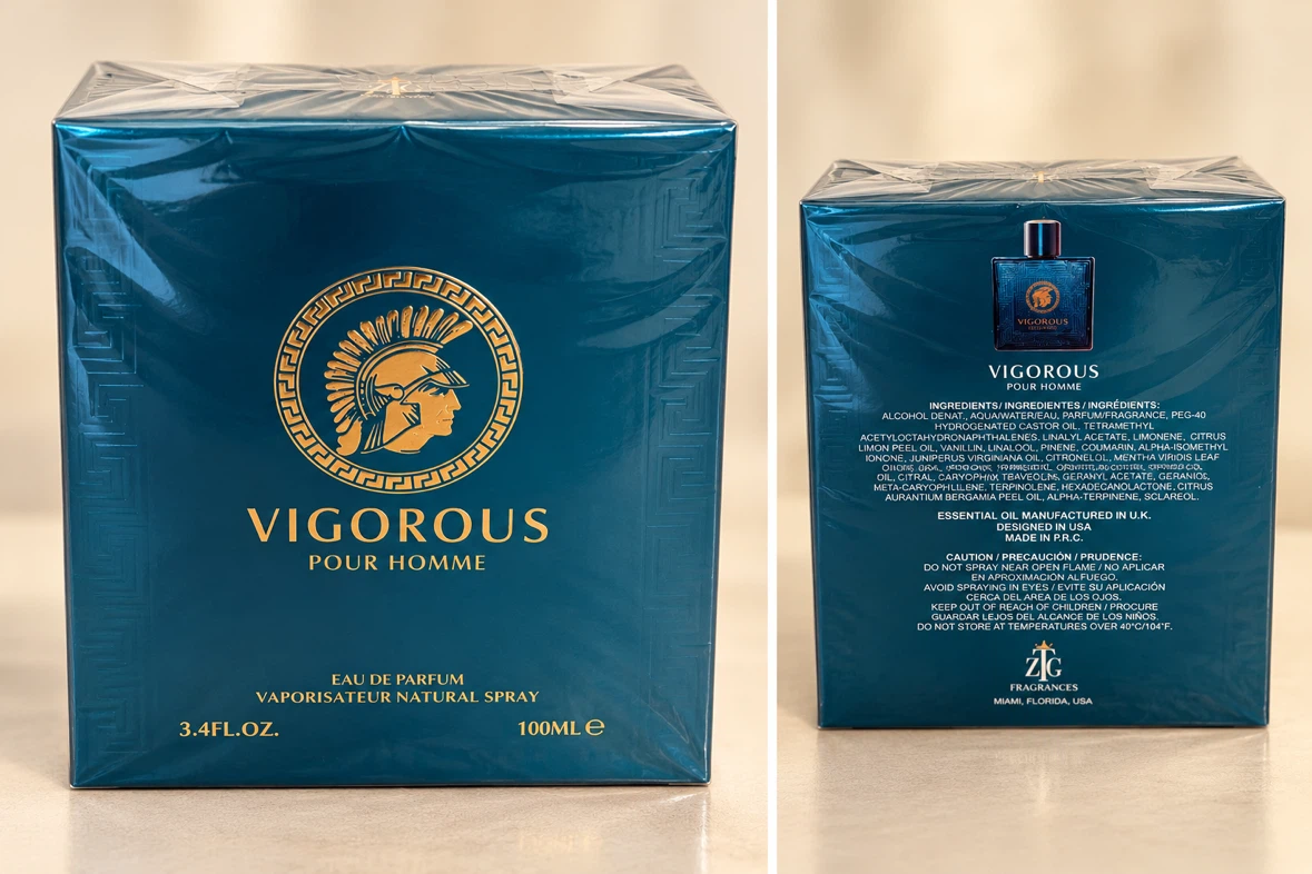 Vigorous Pour Homme Eau de Parfum 100ml – Men’s Fragrance