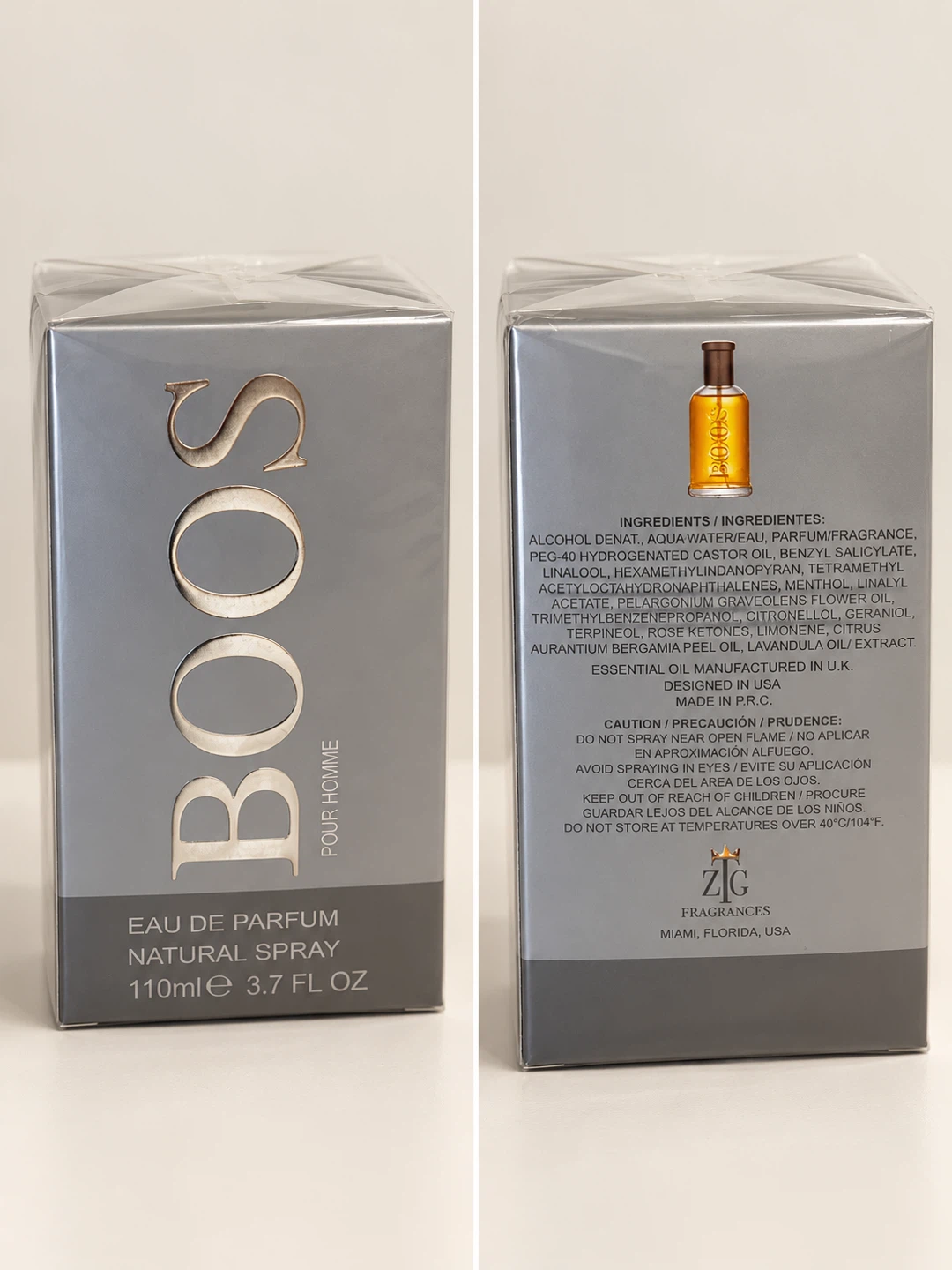 BOOS Pour Homme Perfume 110ml – New & Sealed