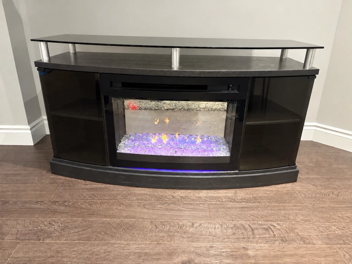 Electric Fireplace Media Console