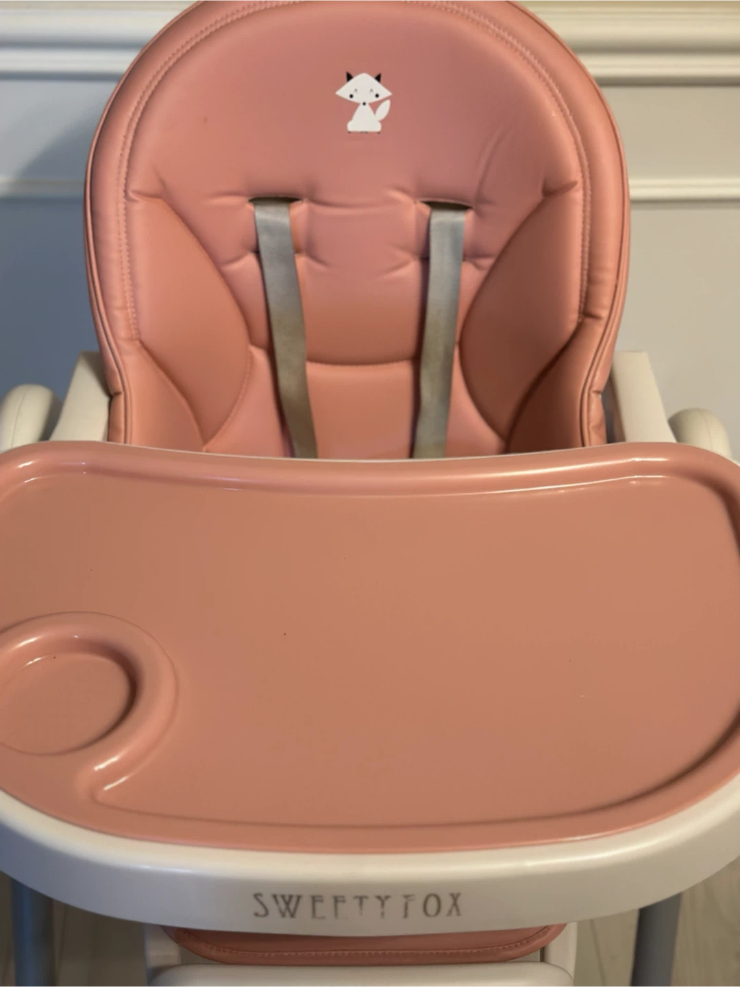 Sweety Fox Adjustable Pink Baby High Chair - photo 2