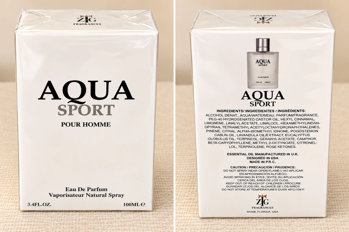 Aqua Sport Pour Homme Eau de Parfum 100ml – Men’s Fragrance