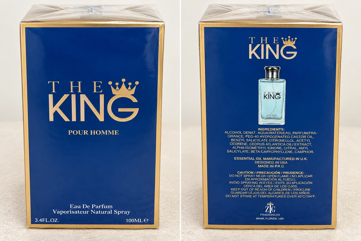 THE KING POUR HOMME – 100 mL Eau de Parfum