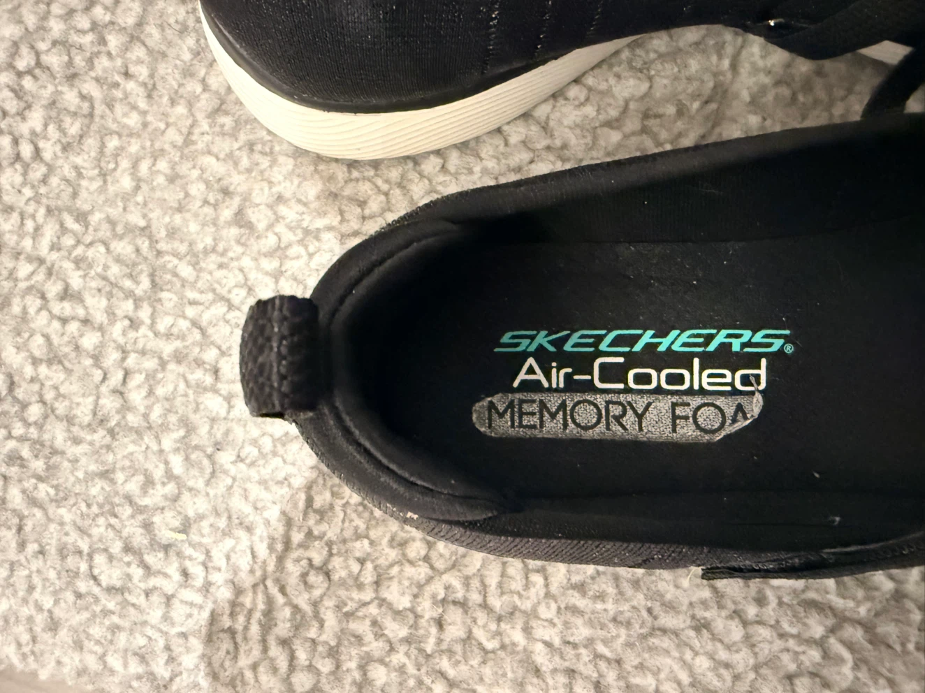 Skechers Air-Cooled Memory Foam Flats Black Size 7.5 - photo 2