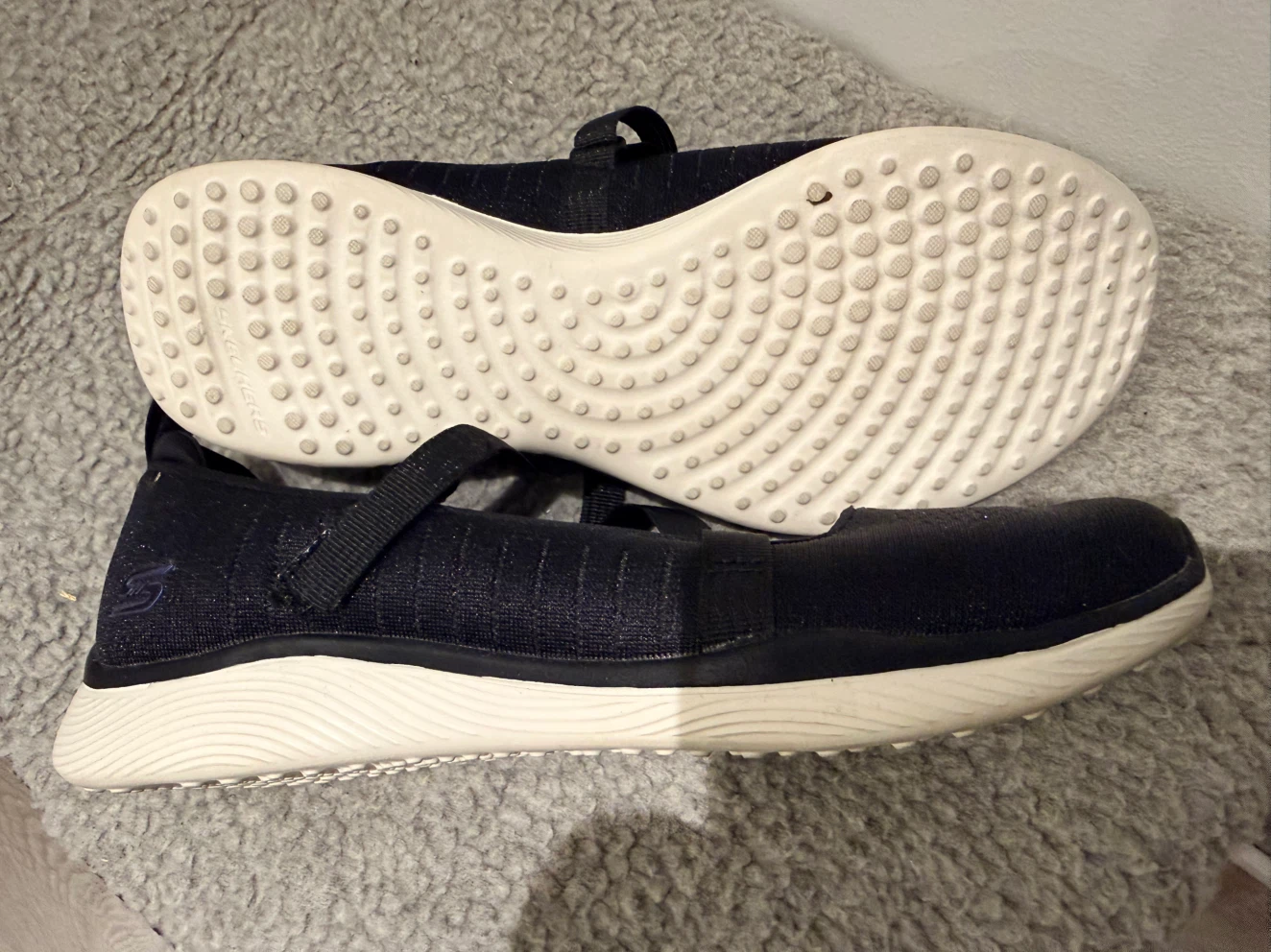 Skechers Air-Cooled Memory Foam Flats Black Size 7.5 - photo 4