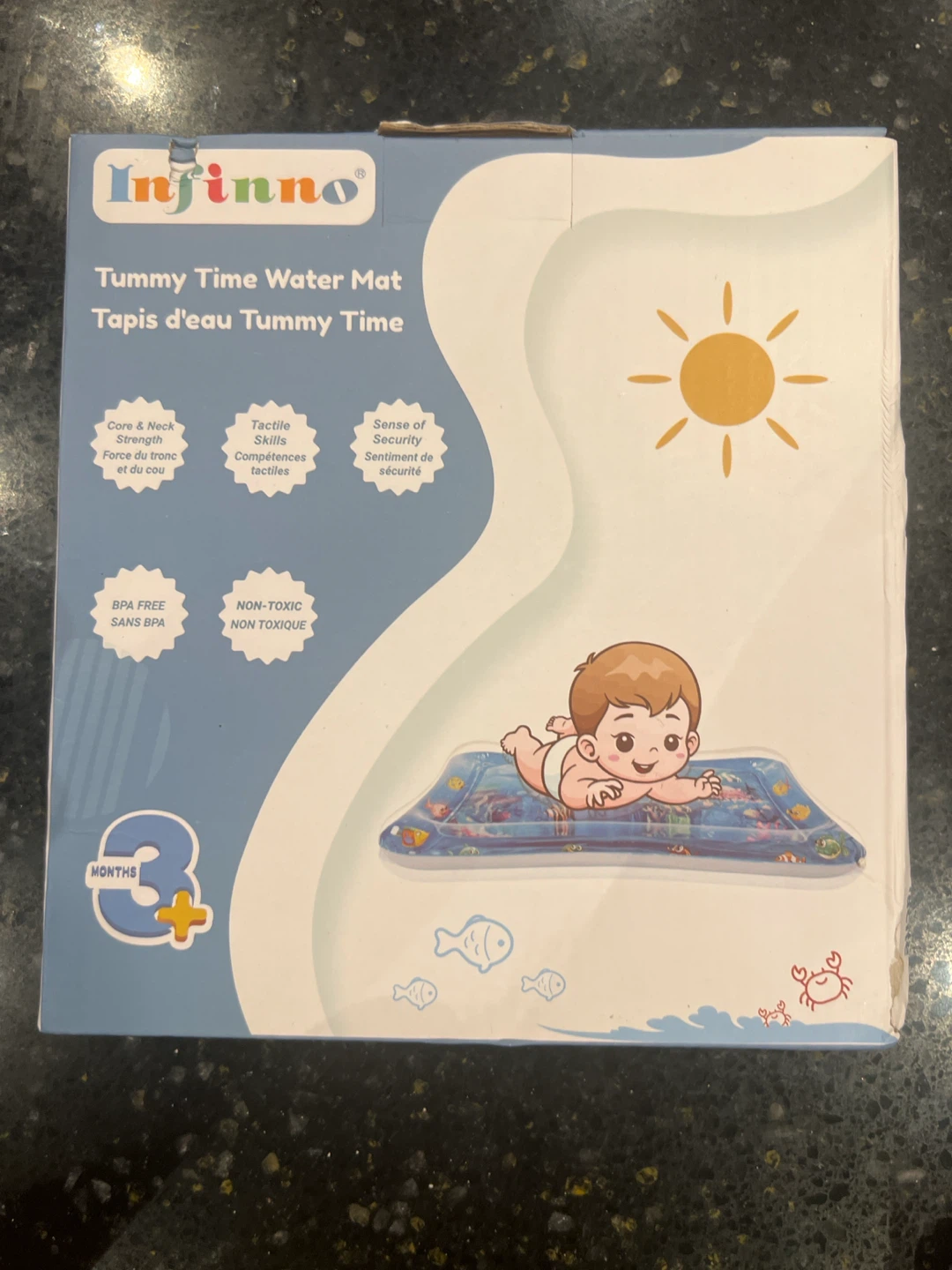 Infinno Inflatable Tummy Time Mat Premium Baby Water Play Mat - photo 3