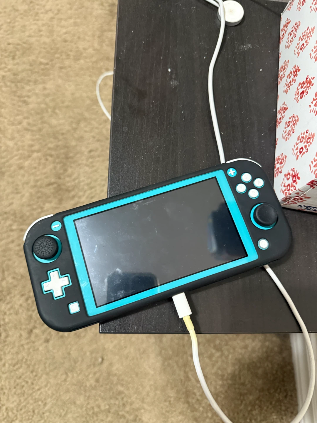 Nintendo Switch Lite with protective case