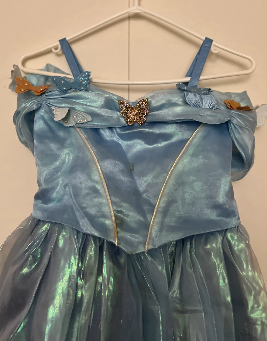 Blue Butterfly Princess Costume Dress - photo 2