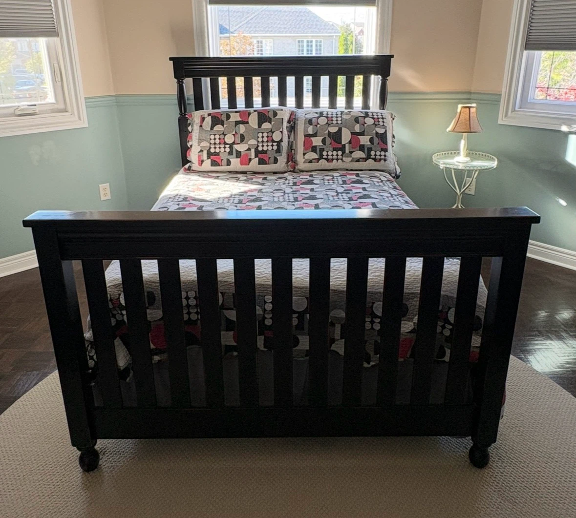 Black Wooden Bedroom Furniture Set - photo 3