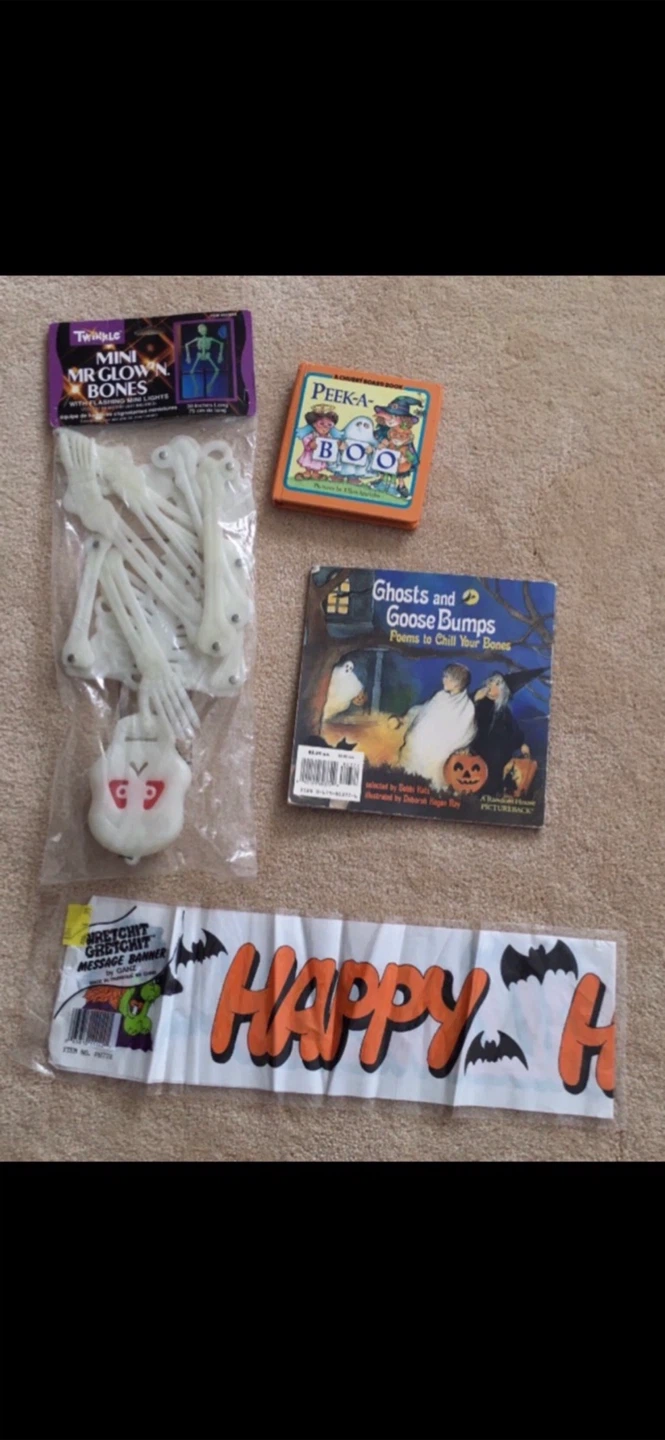 Halloween Decor and Books Bundle