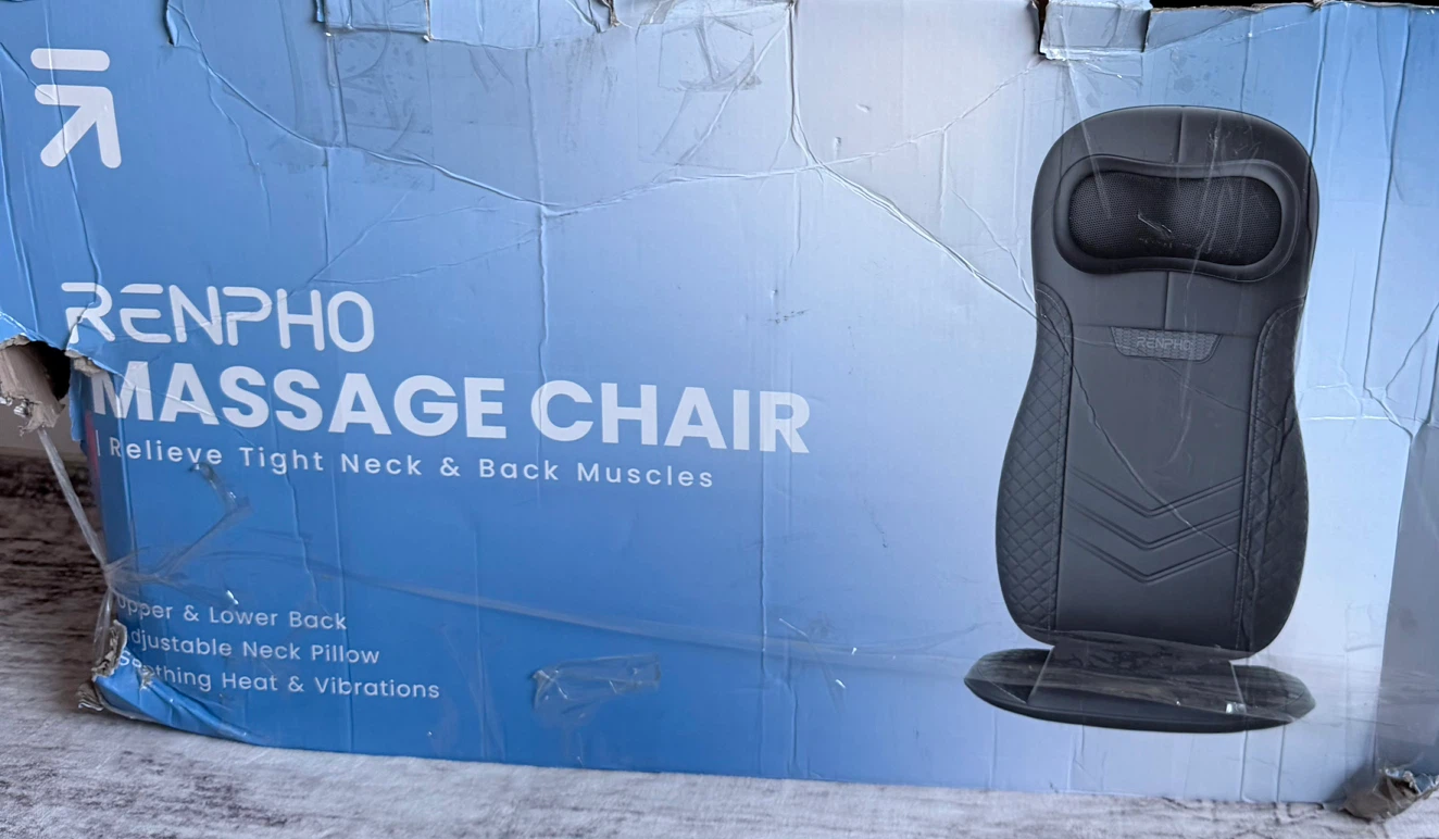 RENPHO Neck & Back Massager with Heat for Chair,