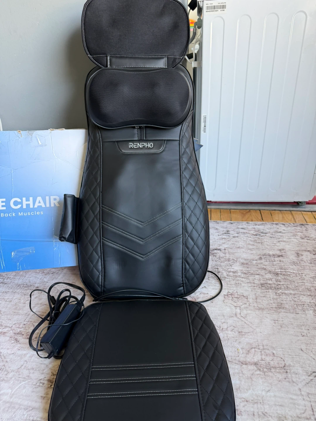RENPHO Neck & Back Massager with Heat for Chair, - photo 2