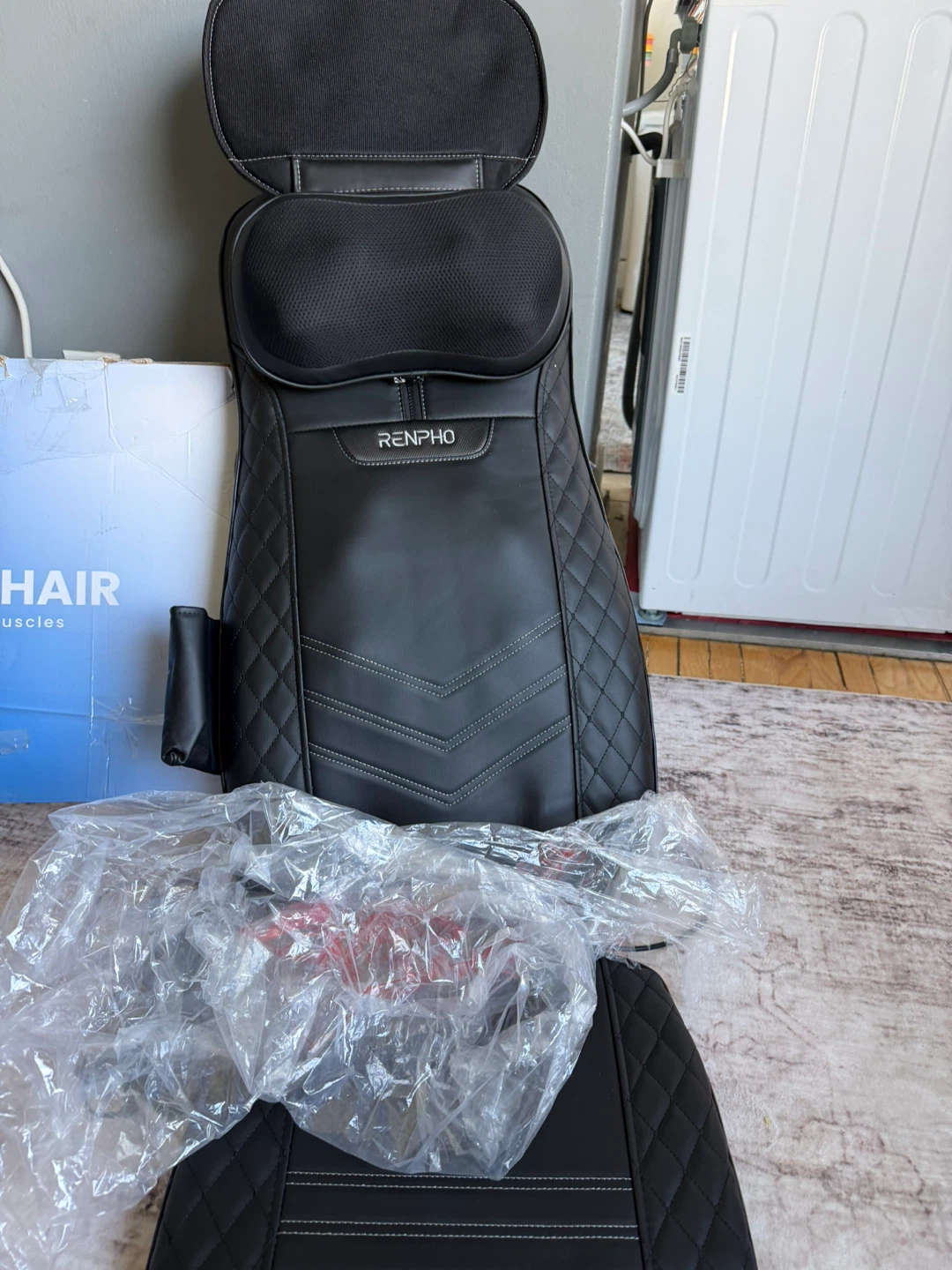 RENPHO Neck & Back Massager with Heat for Chair, - photo 3