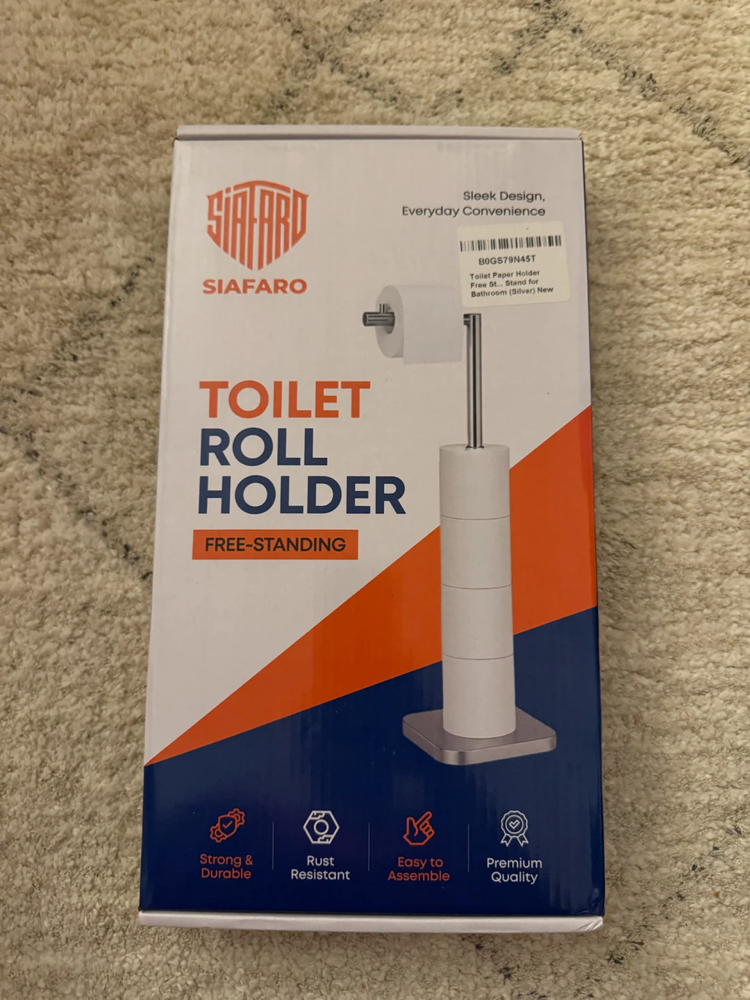 Free-Standing Toilet Roll Holder