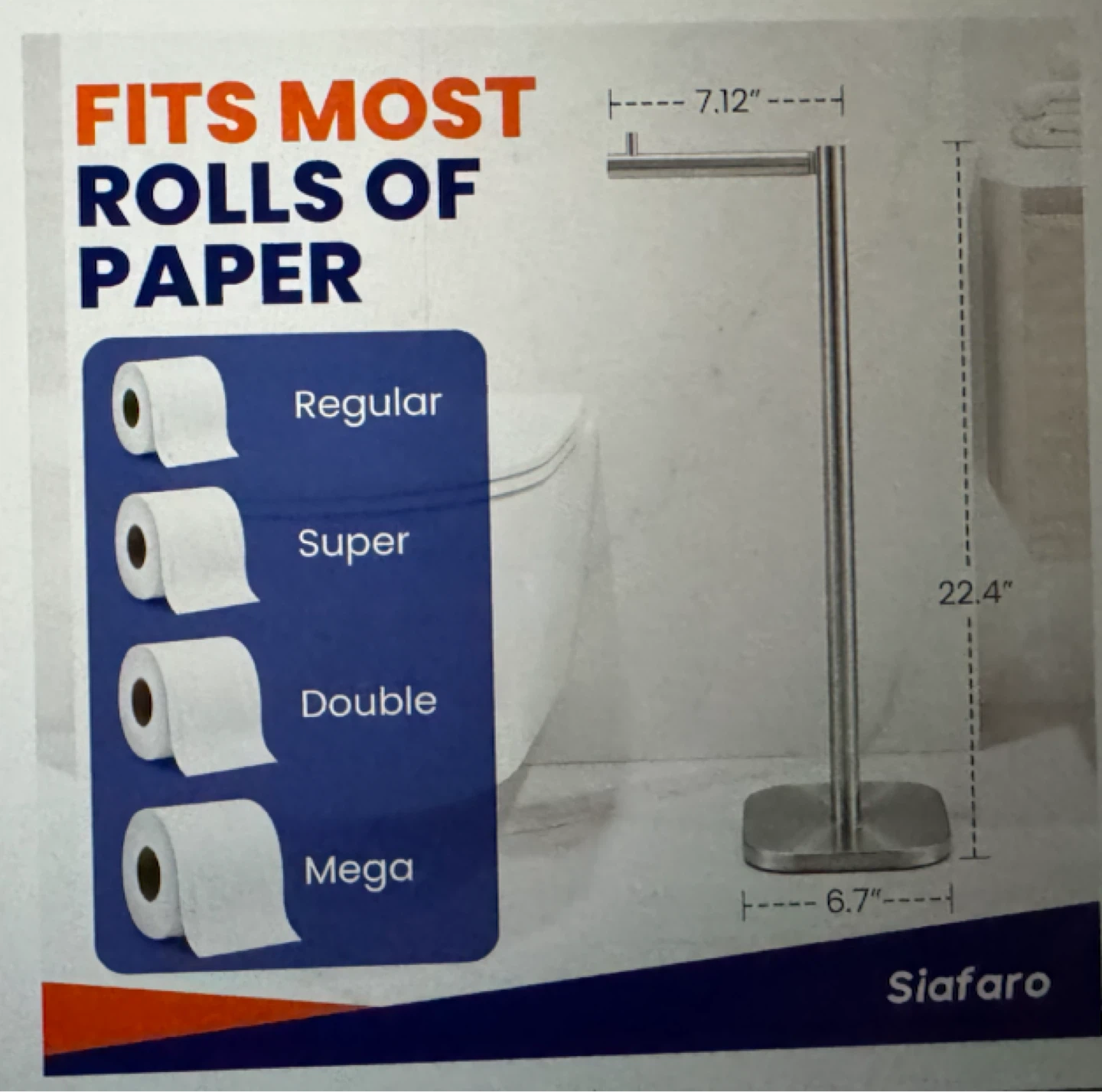 Free-Standing Toilet Roll Holder - photo 4