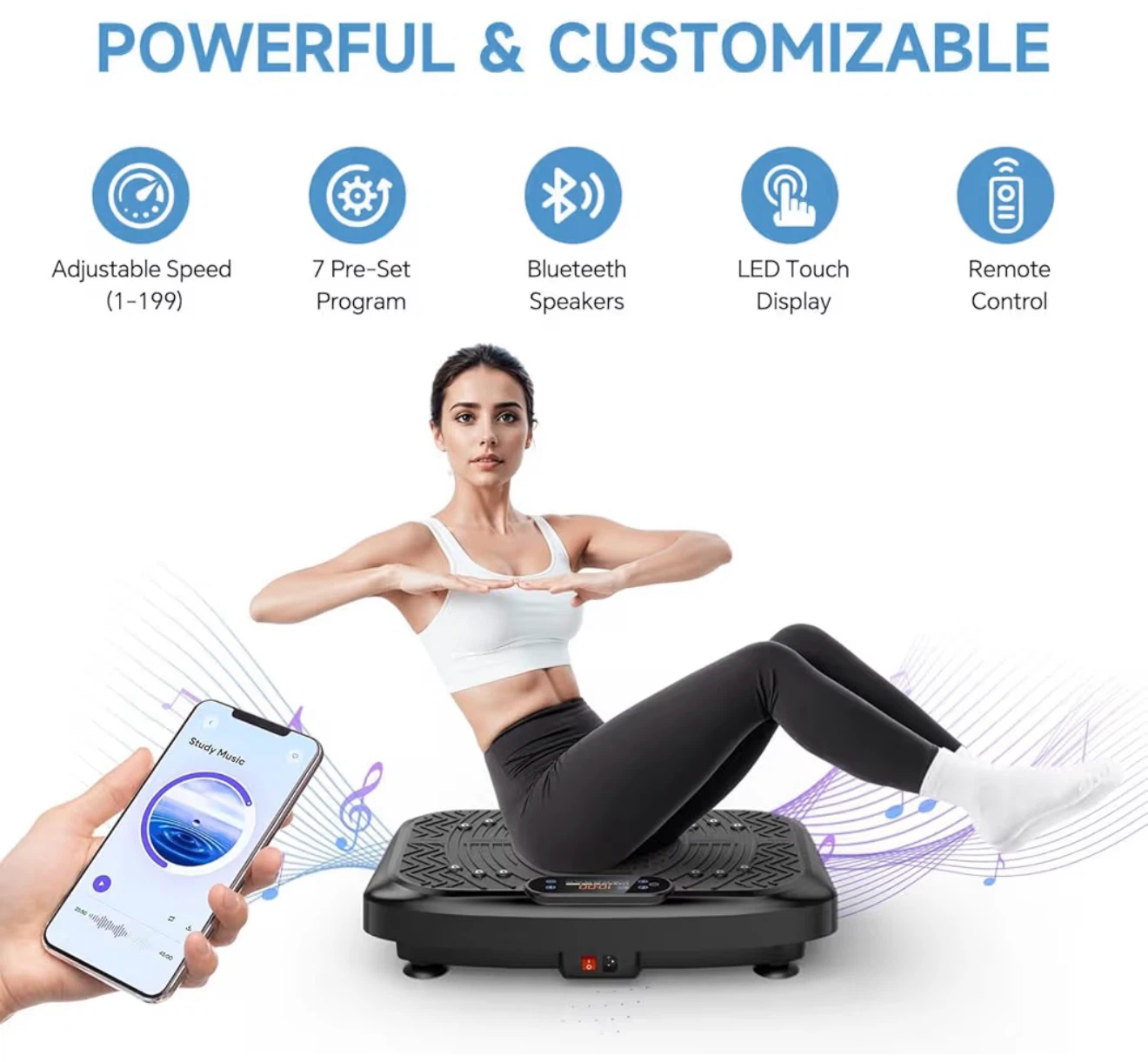 TAEVVO Vibration Plate Exercise Machine - photo 4