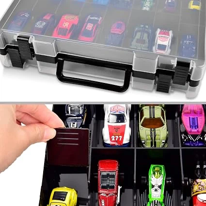 48-Compartment Toy Car Storage Case - photo 2