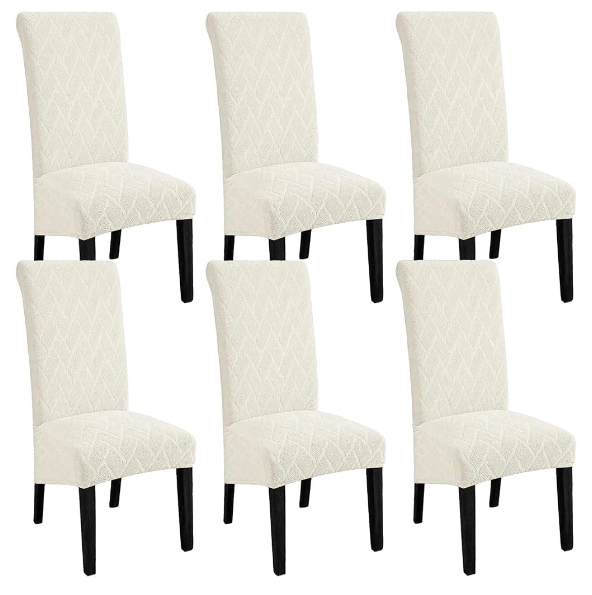 Dining Chair Covers X6 Beige