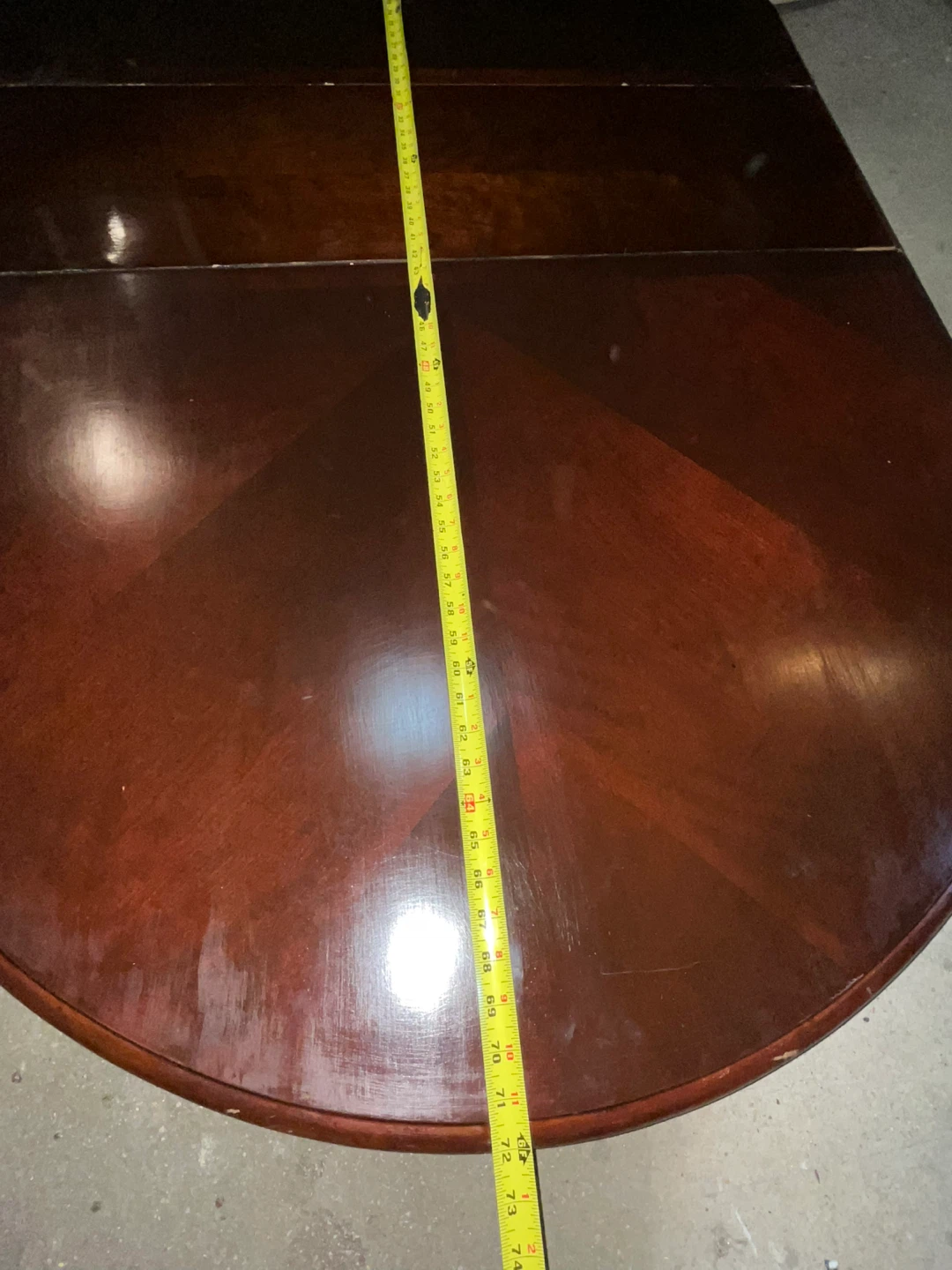 Dark Wood Oval Dining Table - photo 4