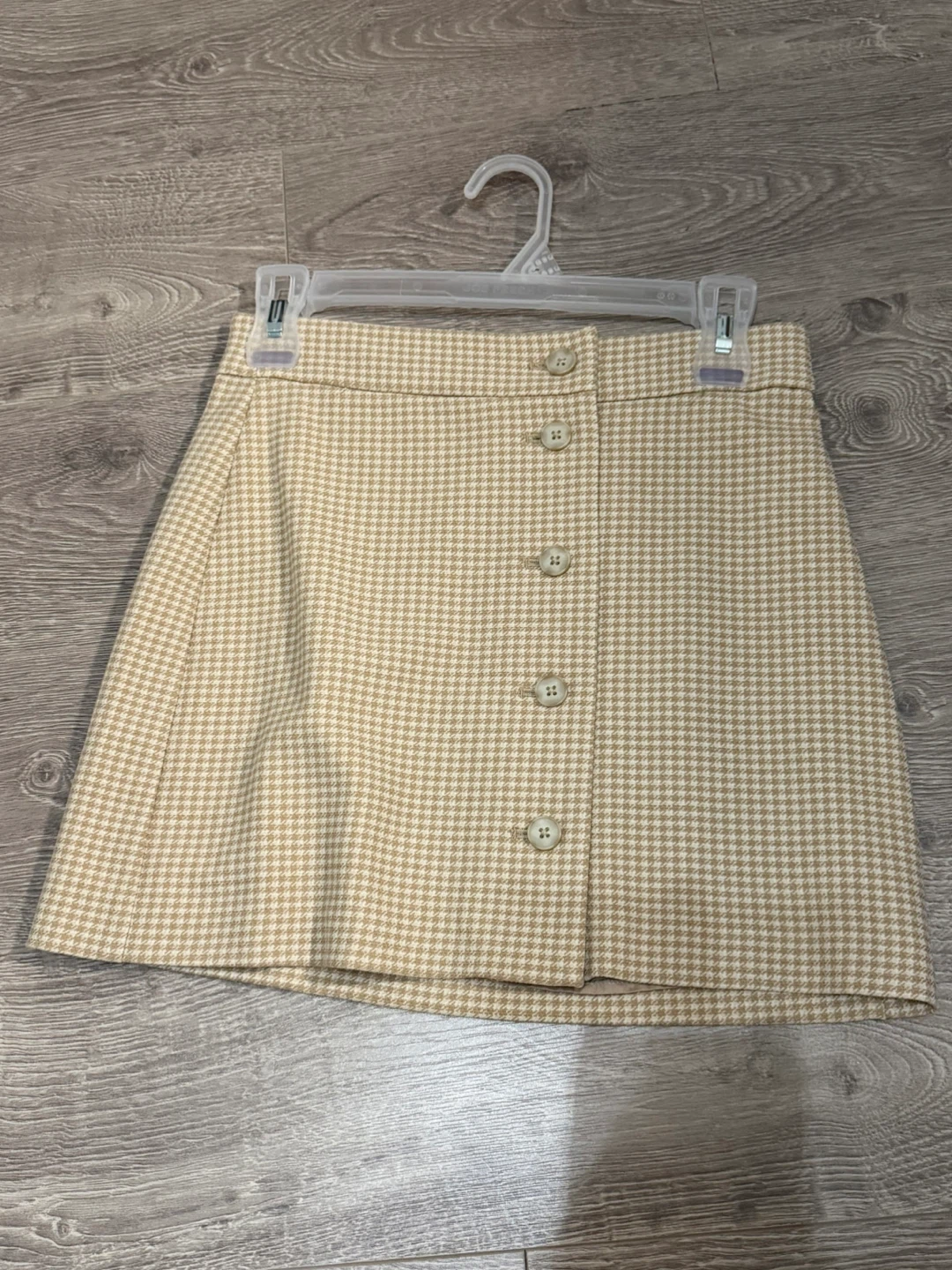 Wilfred Houndstooth Mini Skirt