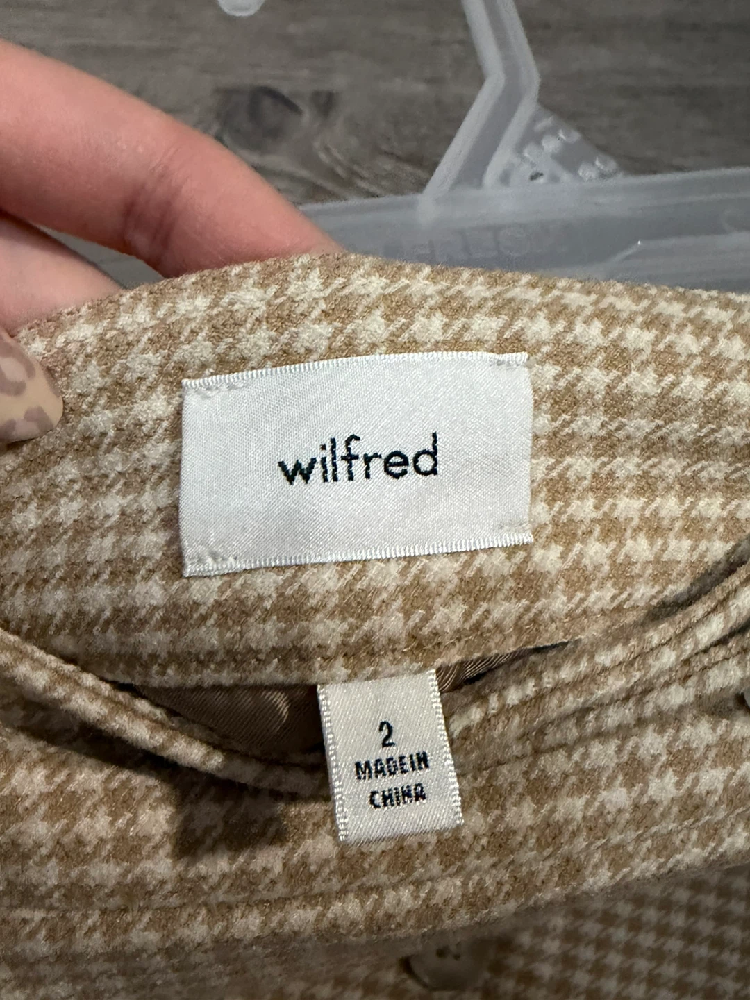 Wilfred Houndstooth Mini Skirt - photo 4