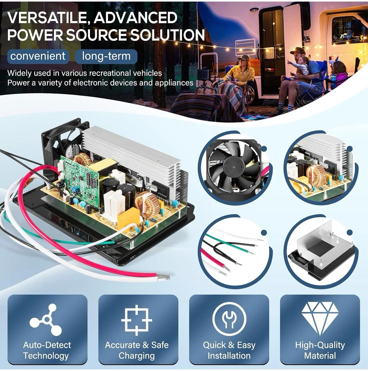 RV Power Converter Replacement Module