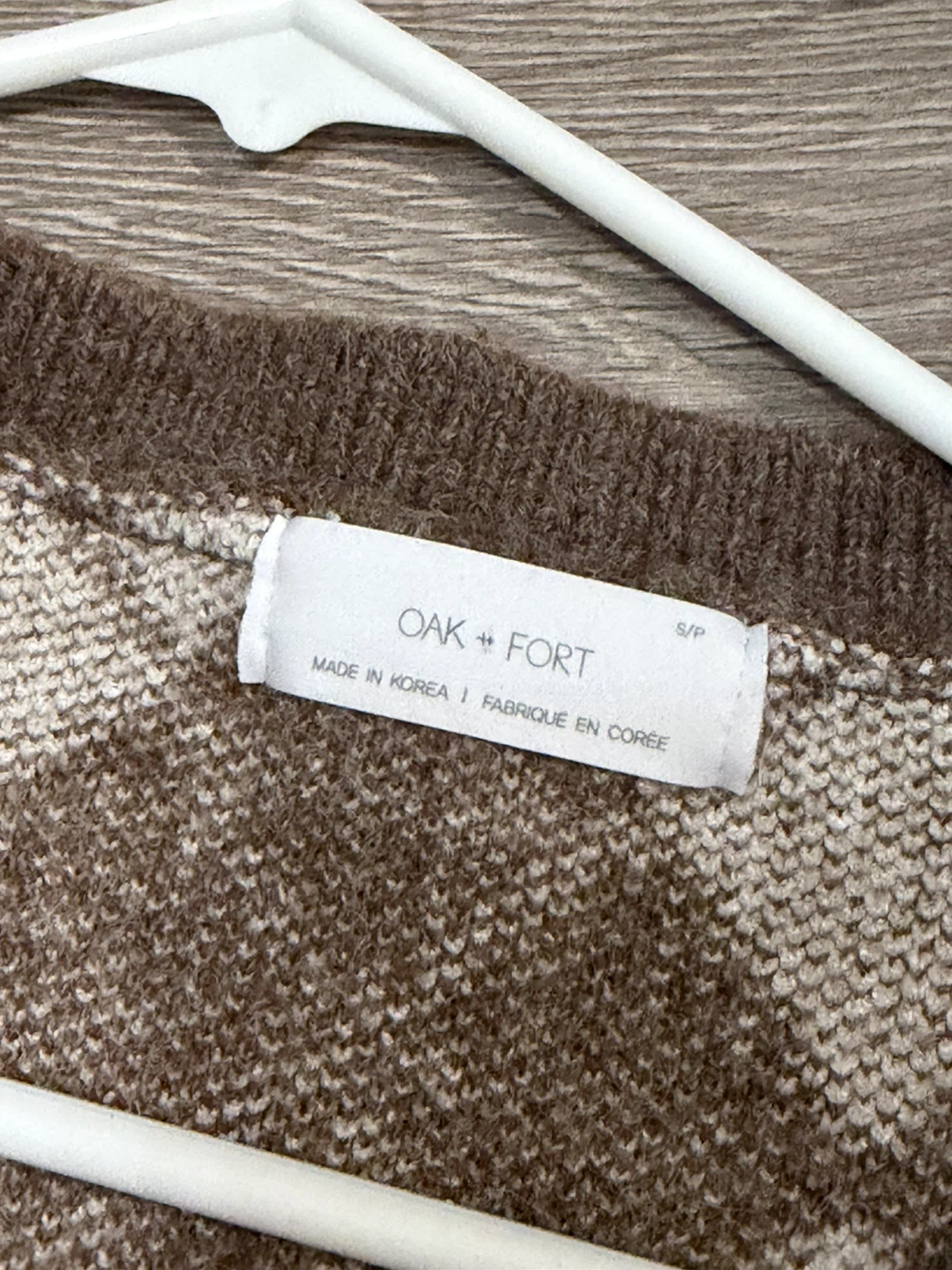Oak + Fort Argyle Sweater Vest - photo 2