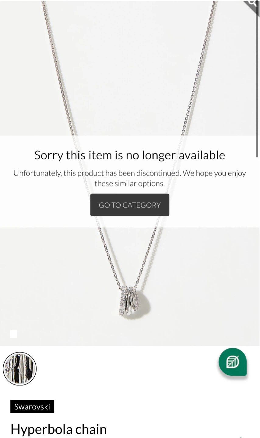 Swarovski Hyperbola Pendant Necklace - photo 3