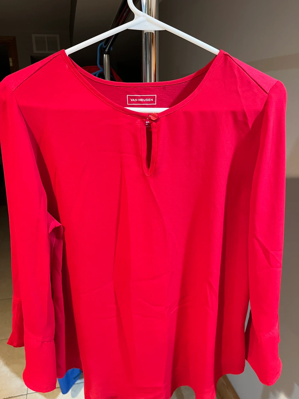 Van Heusen Red Long Sleeve Top