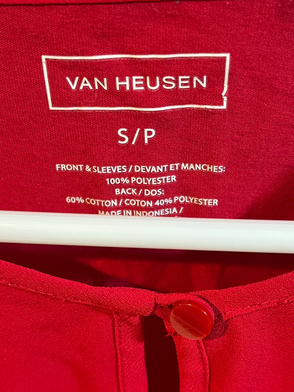 Van Heusen Red Long Sleeve Top - photo 2
